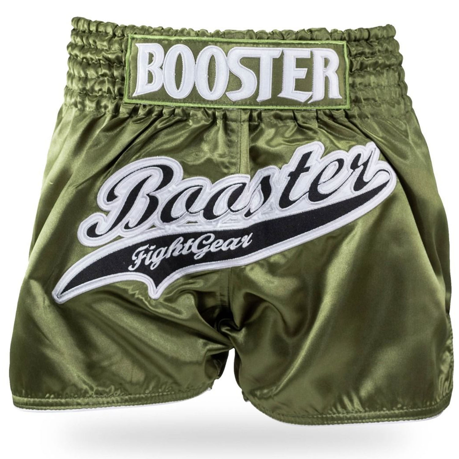 Booster Muay Thai Shorts, TBT Slugger, olive, S