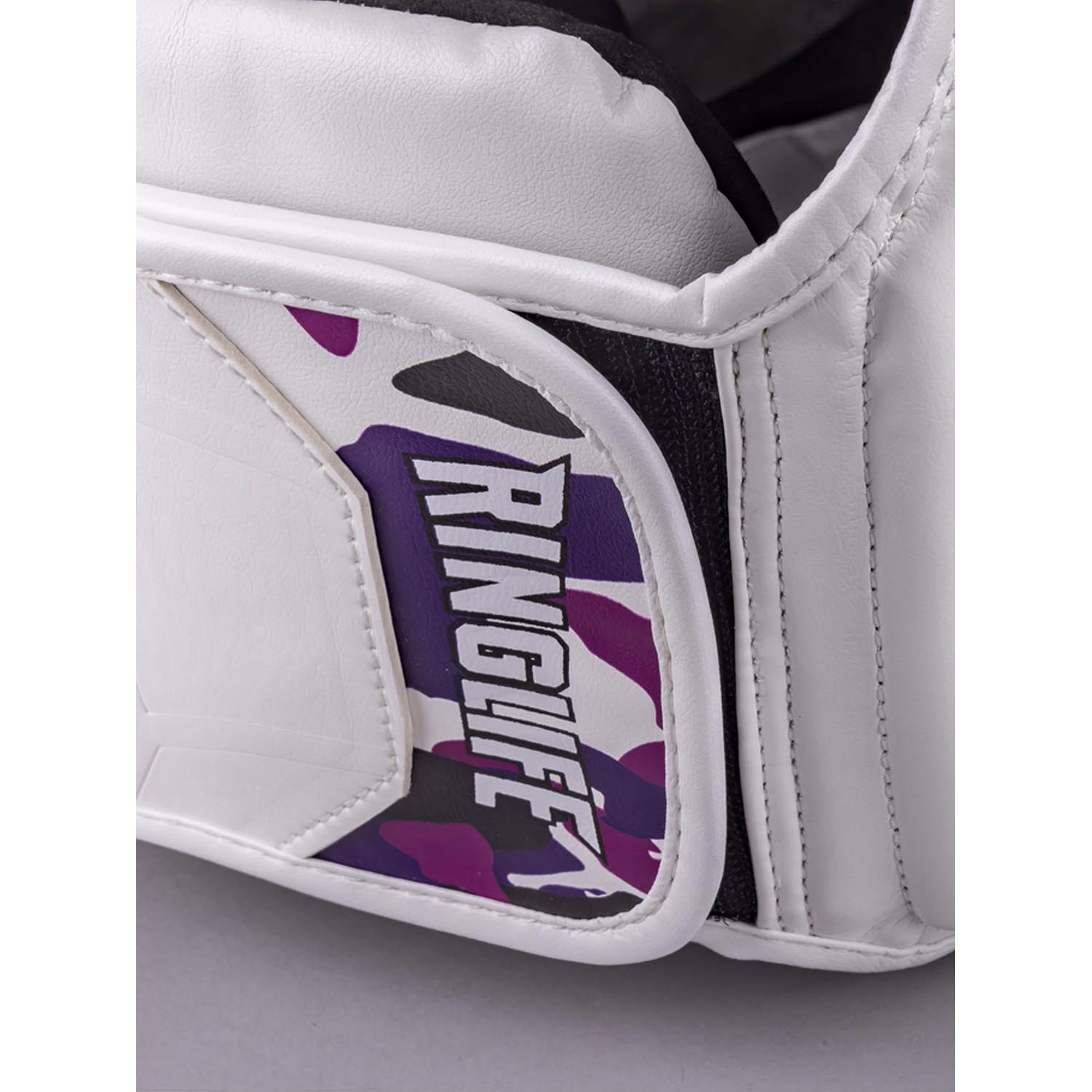 RINGLIFE Head Guard, Unit, white-purple-camo L/XL