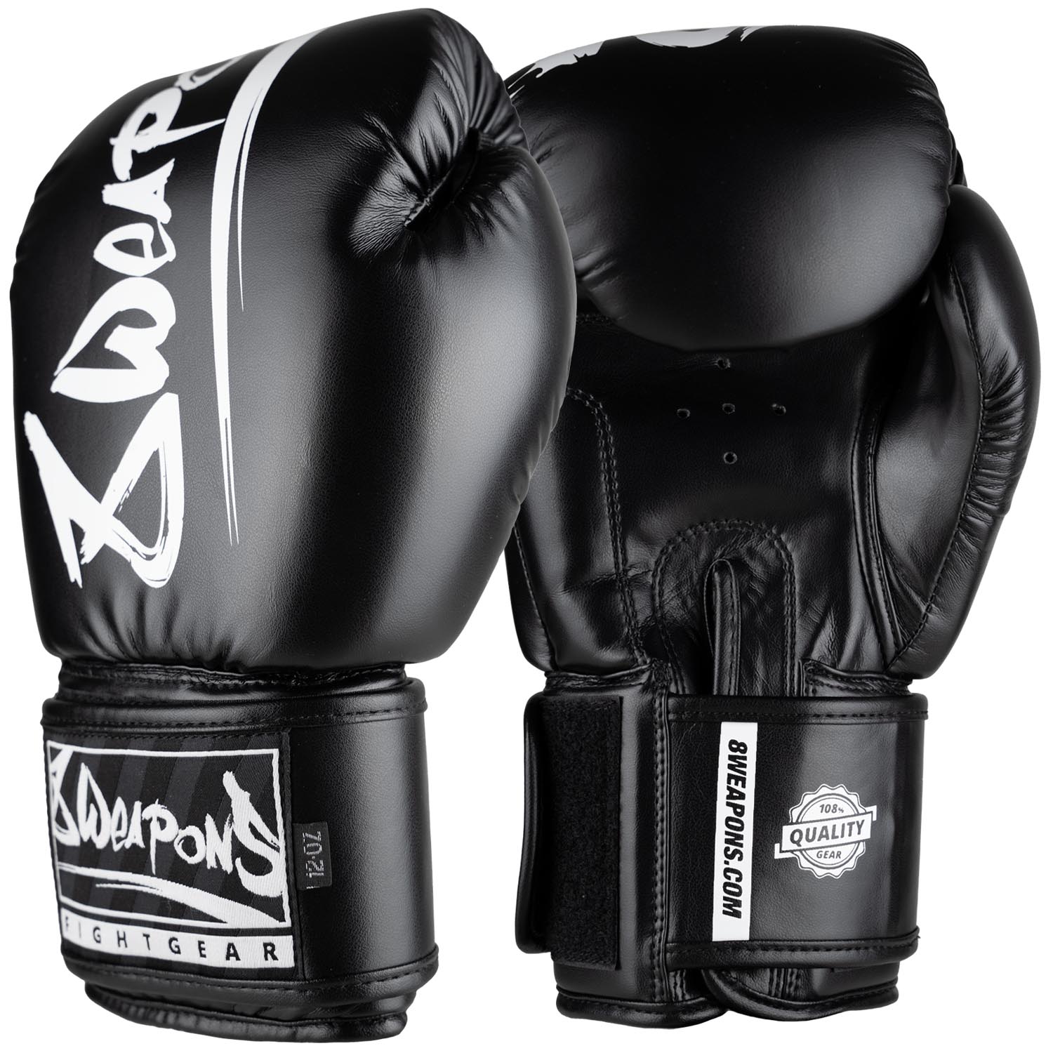 8 WEAPONS Boxing Gloves, Unlimited 2.0, black-white