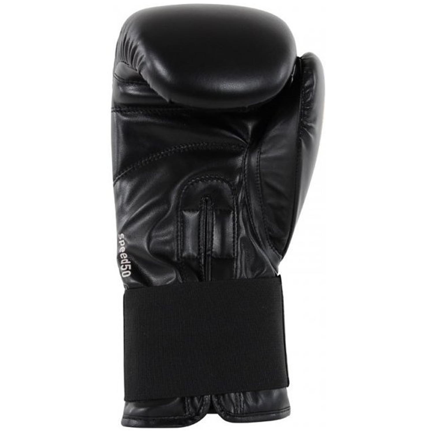 adidas Boxing Gloves, Kids, Speed 50, black-white