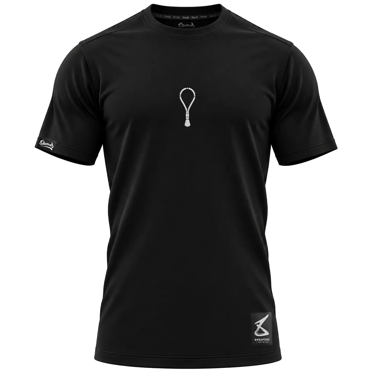 8 WEAPONS T-Shirt, Mongkol, black-white, XXL
