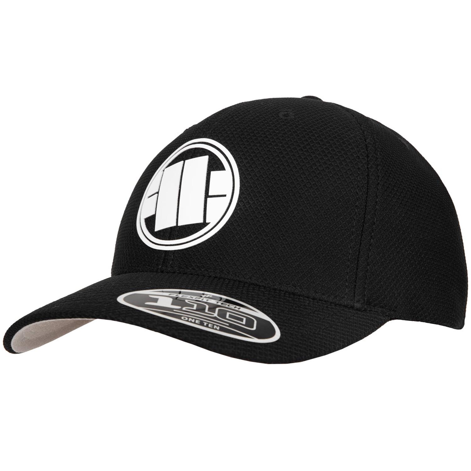 Pit Bull West Coast Snapback Cap, Logo Hybrid, schwarz