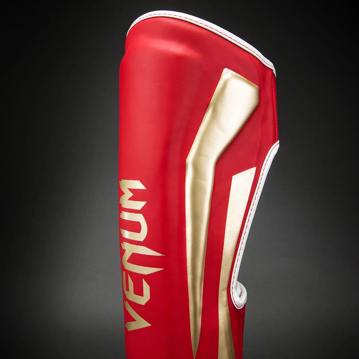 VENUM Shin Guard, Elite, red-gold, XL