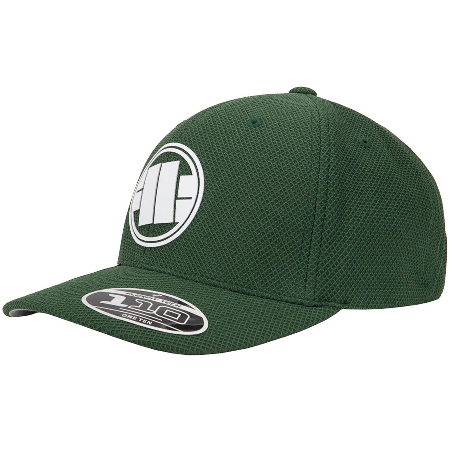 Pit Bull West Coast Snapback Cap, Logo Hybrid, grün