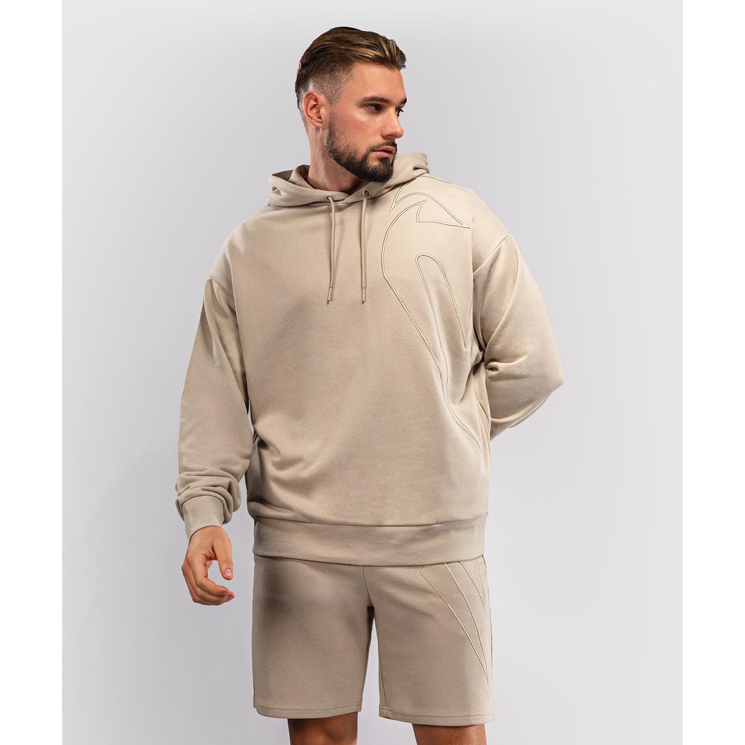 VENUM Hoody, Giant 3D Oversized, beige, XXL