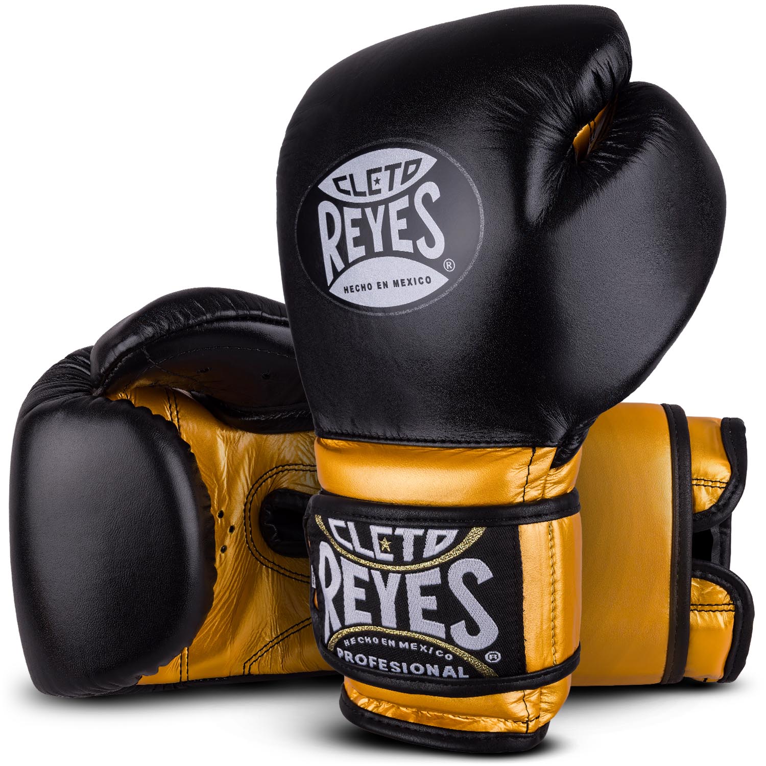 Cleto Reyes Boxing Gloves, Velcro Sparring, blue-black