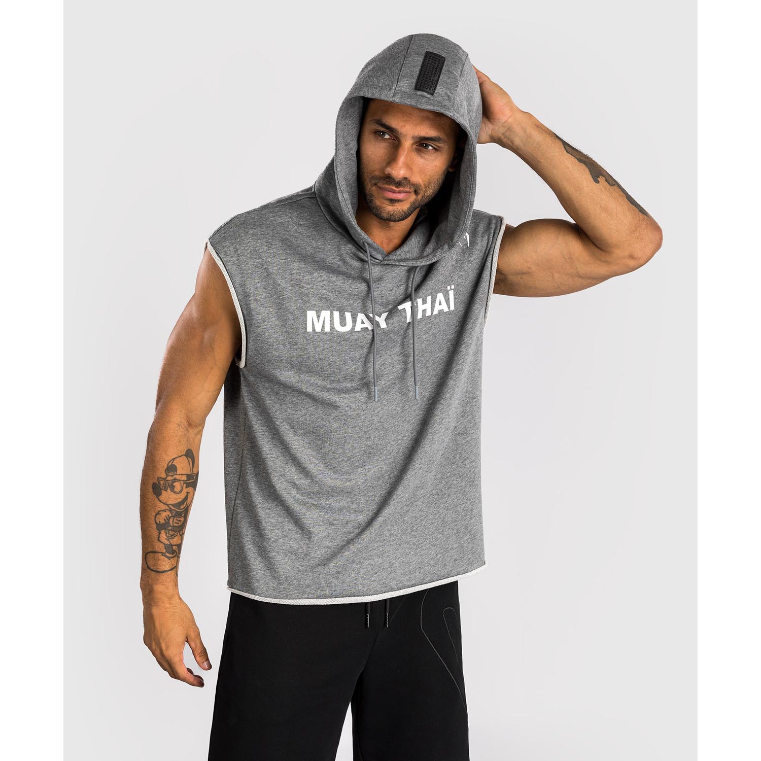 VENUM Hoody, Sleeveless, Muay Thai VT, black, XXL