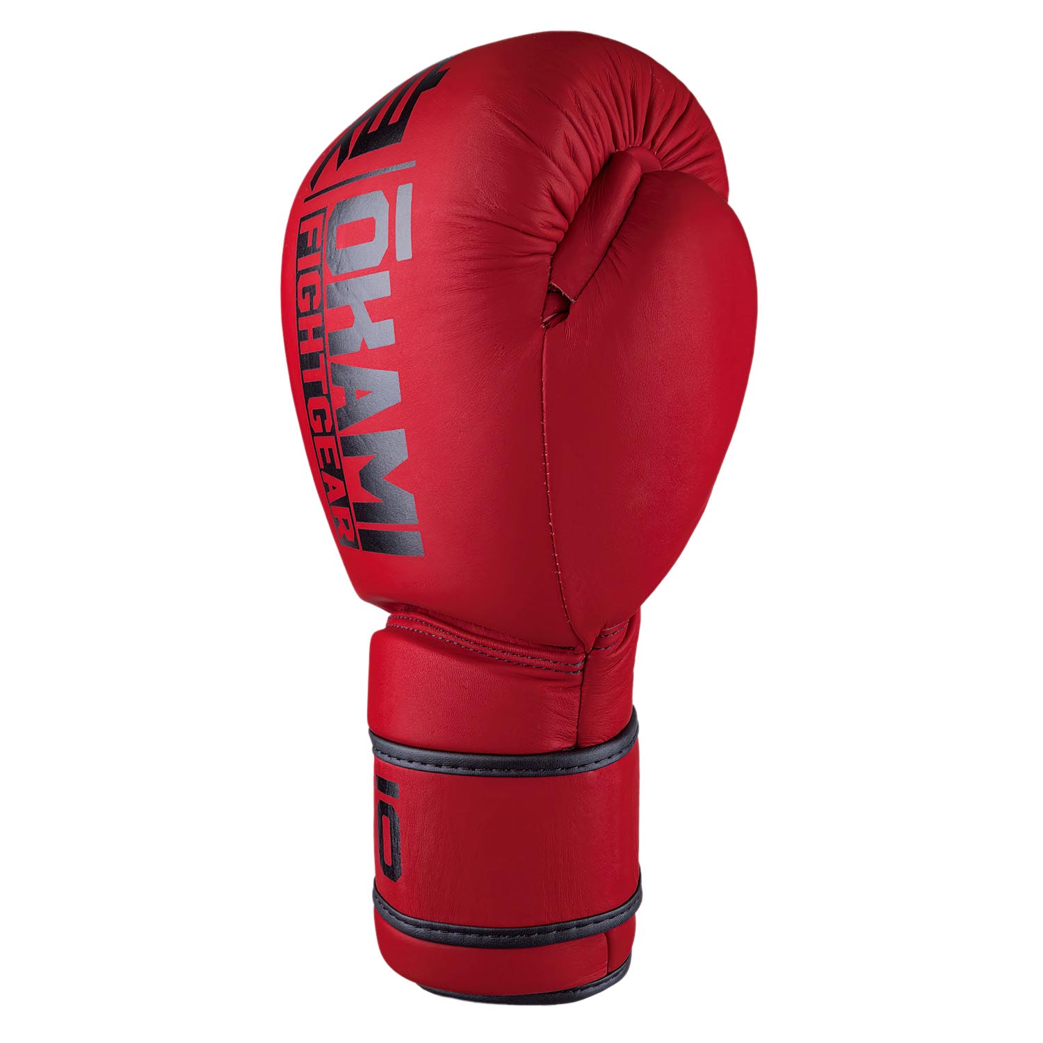 OKAMI Boxing Gloves, Competior V2, red-black, 16 Oz