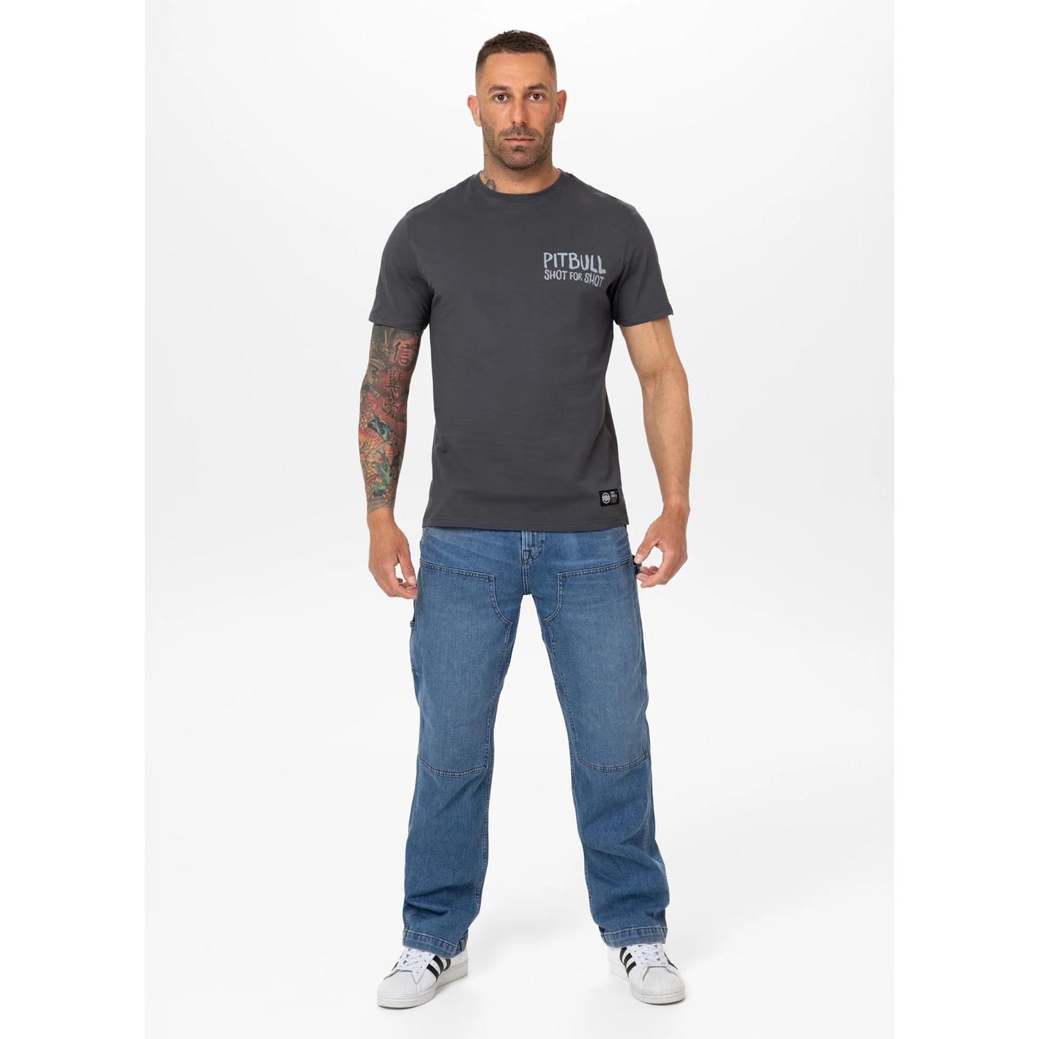 Pit Bull West Coast, T-Shirt, Shot For Shot, grey, XXXL