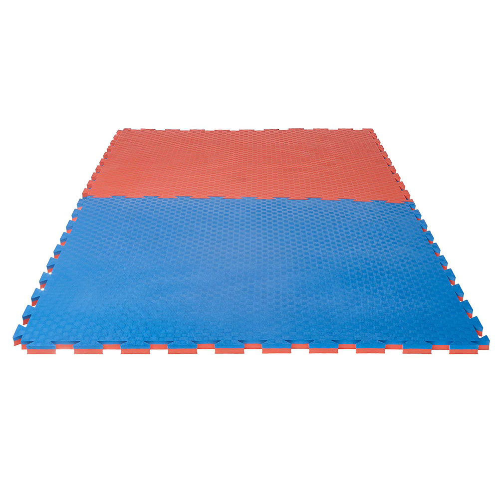 Ju-Sports Puzzle Mat, Pro Checker, red-blue, 2 cm