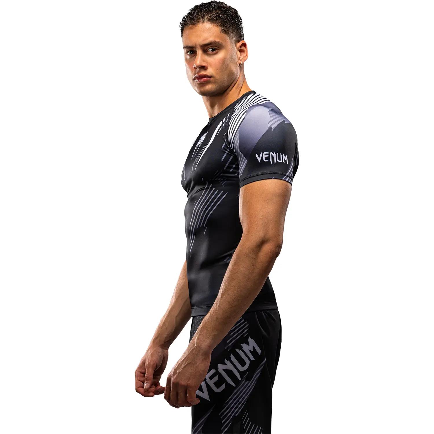 VENUM Rashguard, S/S, No Gi 6.0, black-white, S