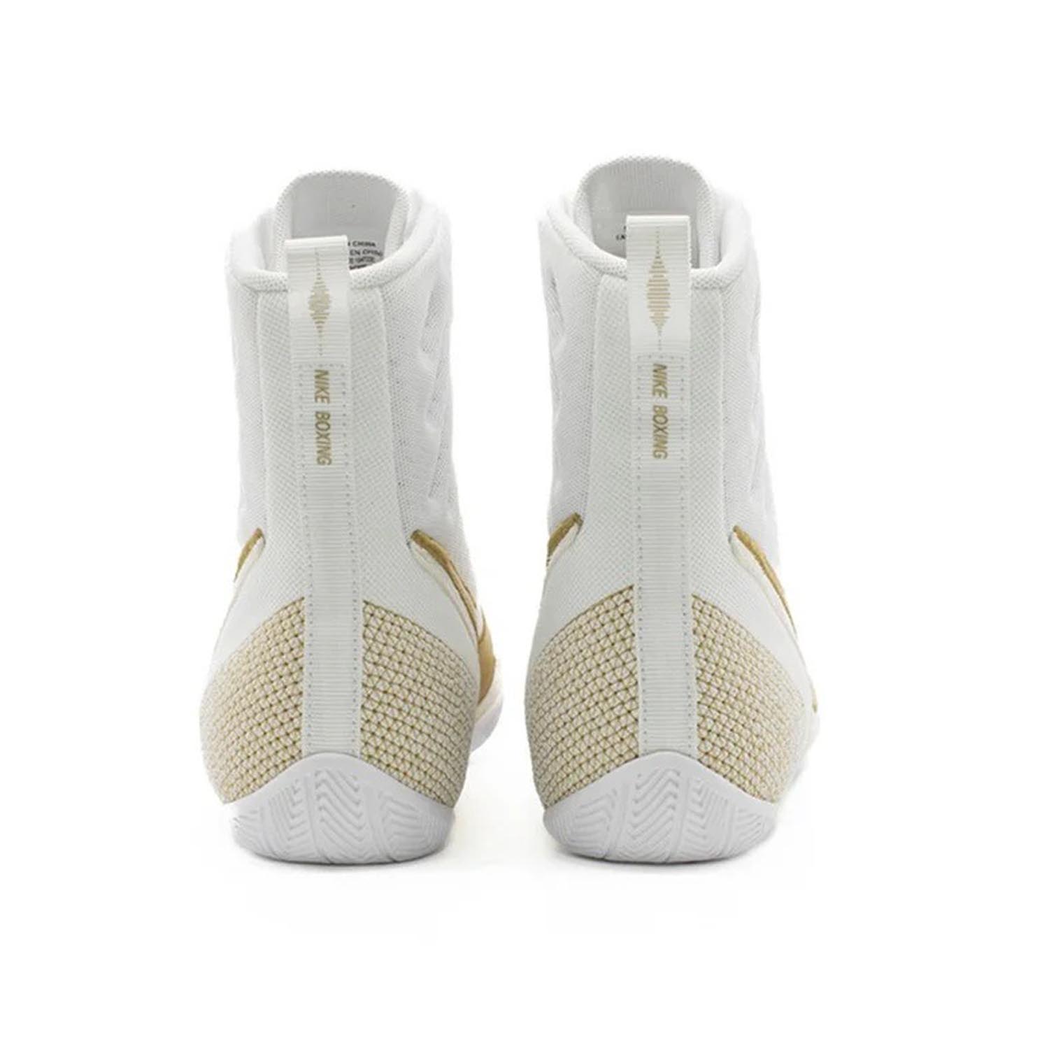 NIKE Boxing Shoes, Machomai 3, white-gold