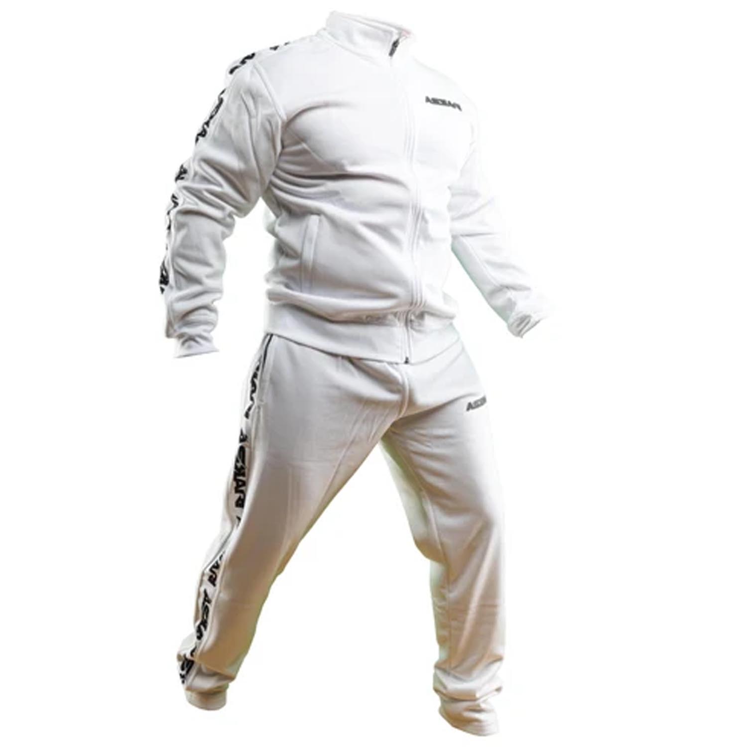 ASKARI Tracksuit, Ragnar, white-black, XXL