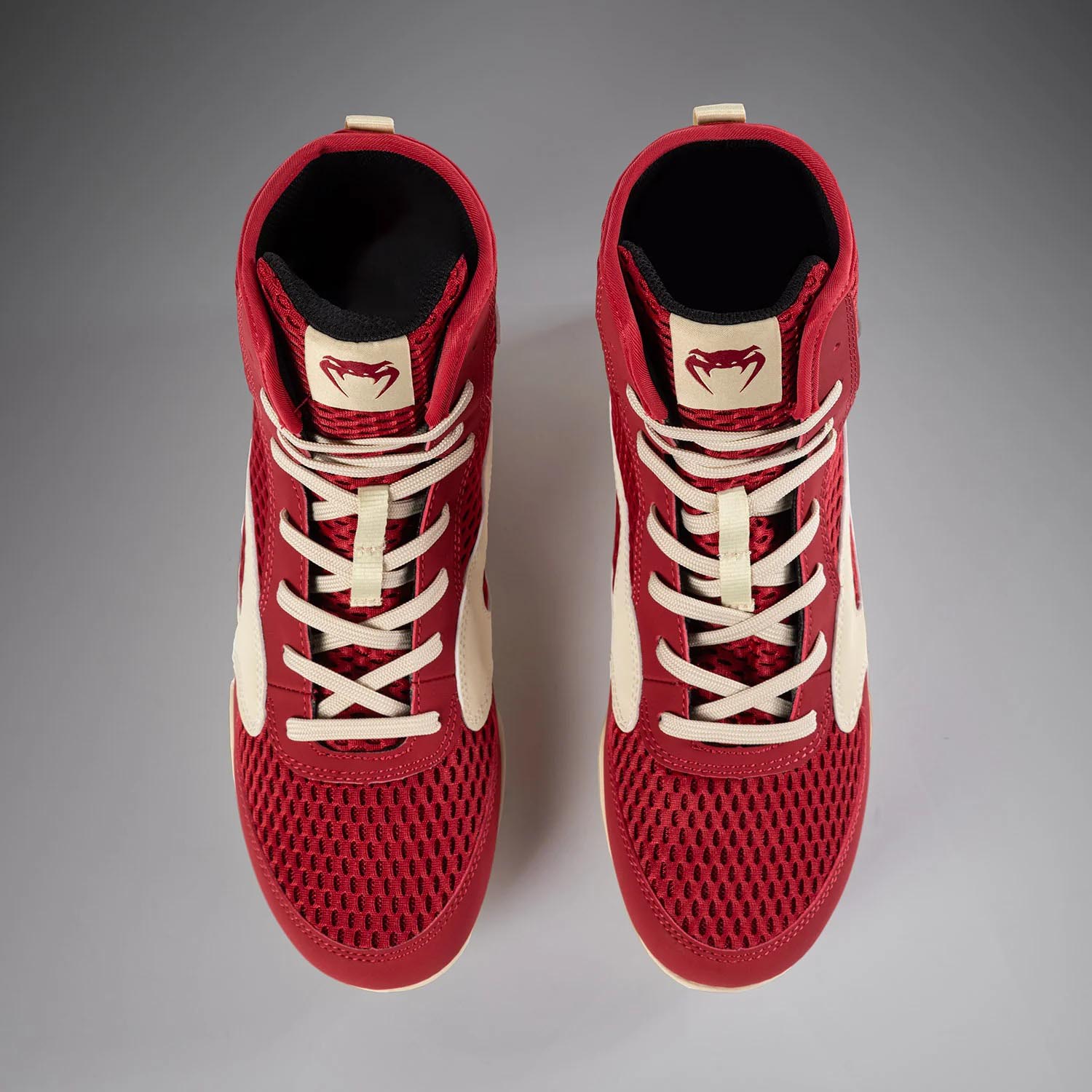 VENUM Boxing Shoes, Contender, red-ivory, 46