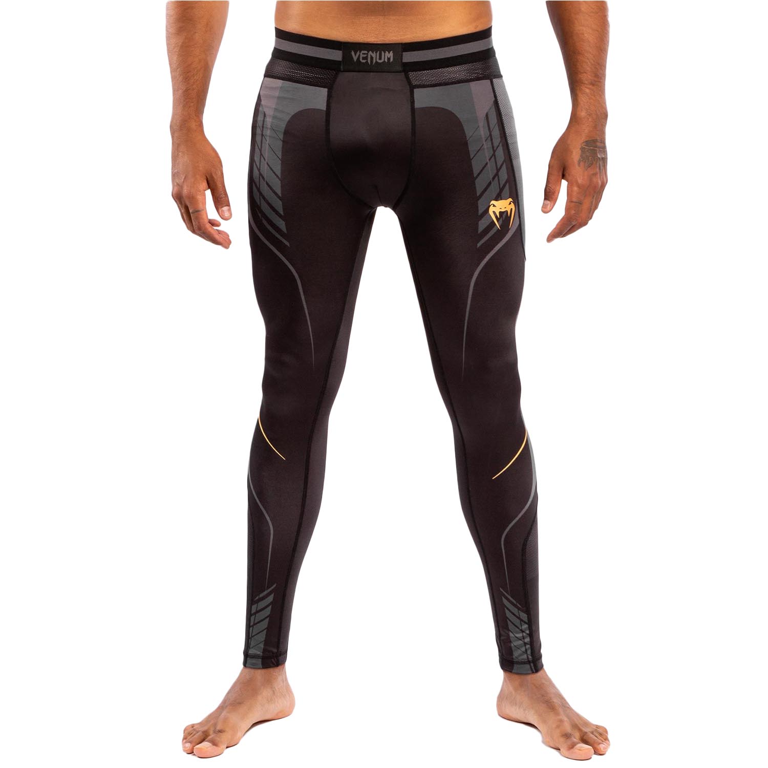 VENUM Compression Pants, Athletics, black-gold, XXL