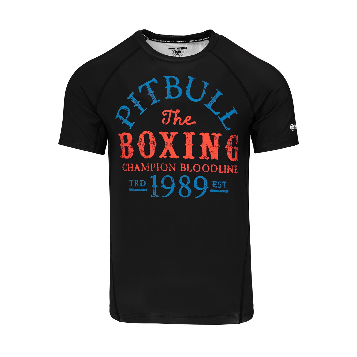 Pit Bull West Coast Rashguard, S/S, Champion Bloodline, black, XXXL