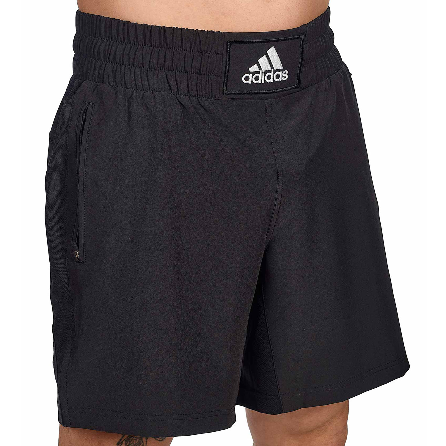 adidas Fitness Shorts, Boxwear Tech, schwarz-weiß, S