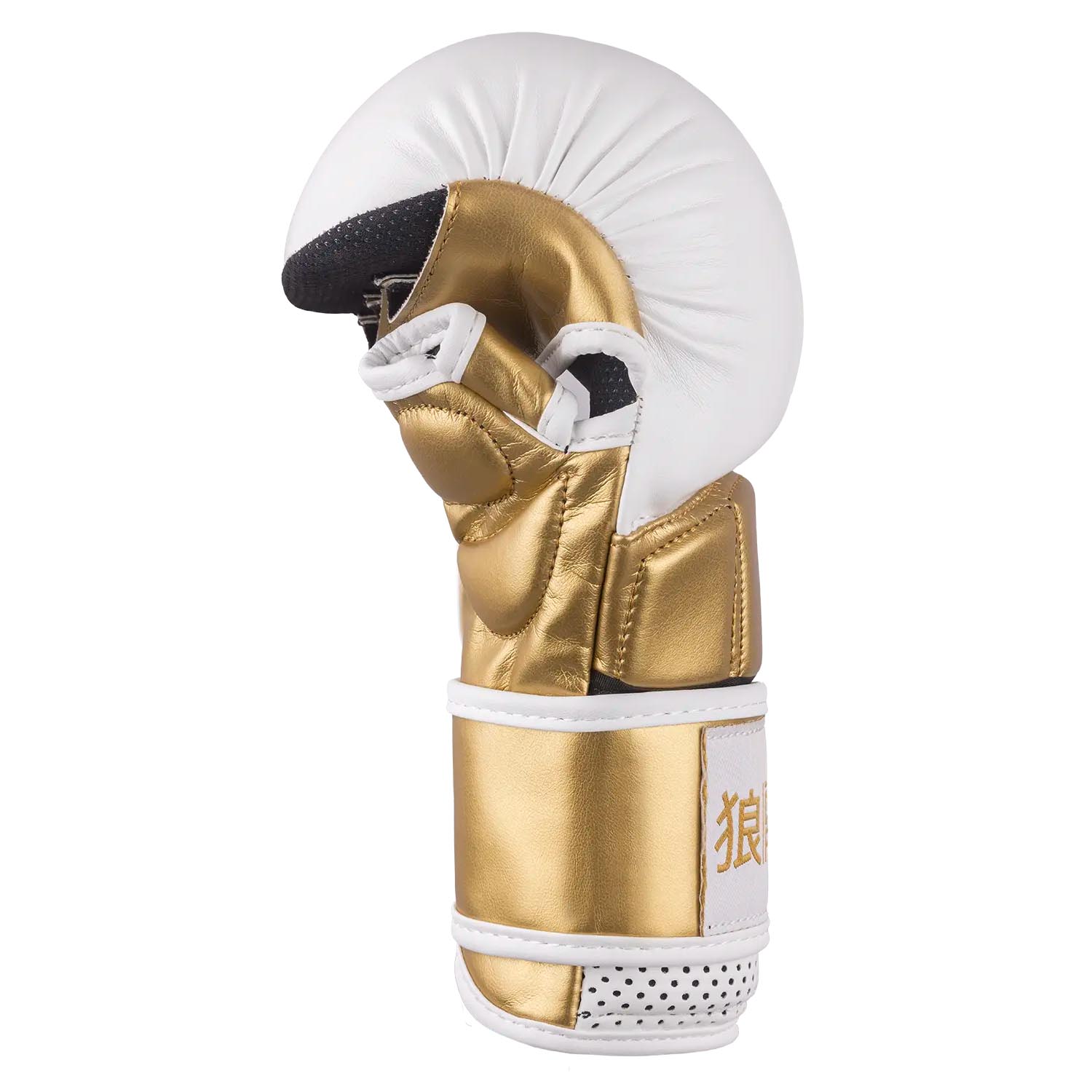 OKAMI MMA Sparring Gloves, Unity, white-gold, XXL