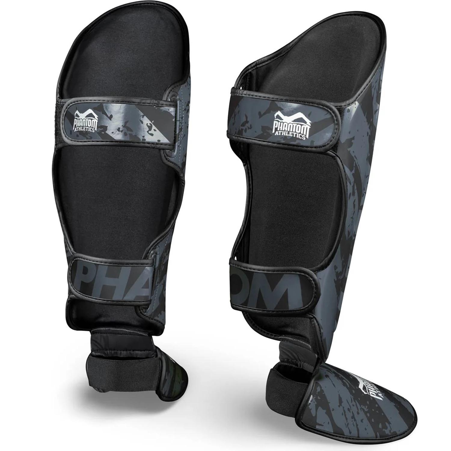 Phantom Athletics Shinguards, Camo Tiger, camo-grey, L/XL