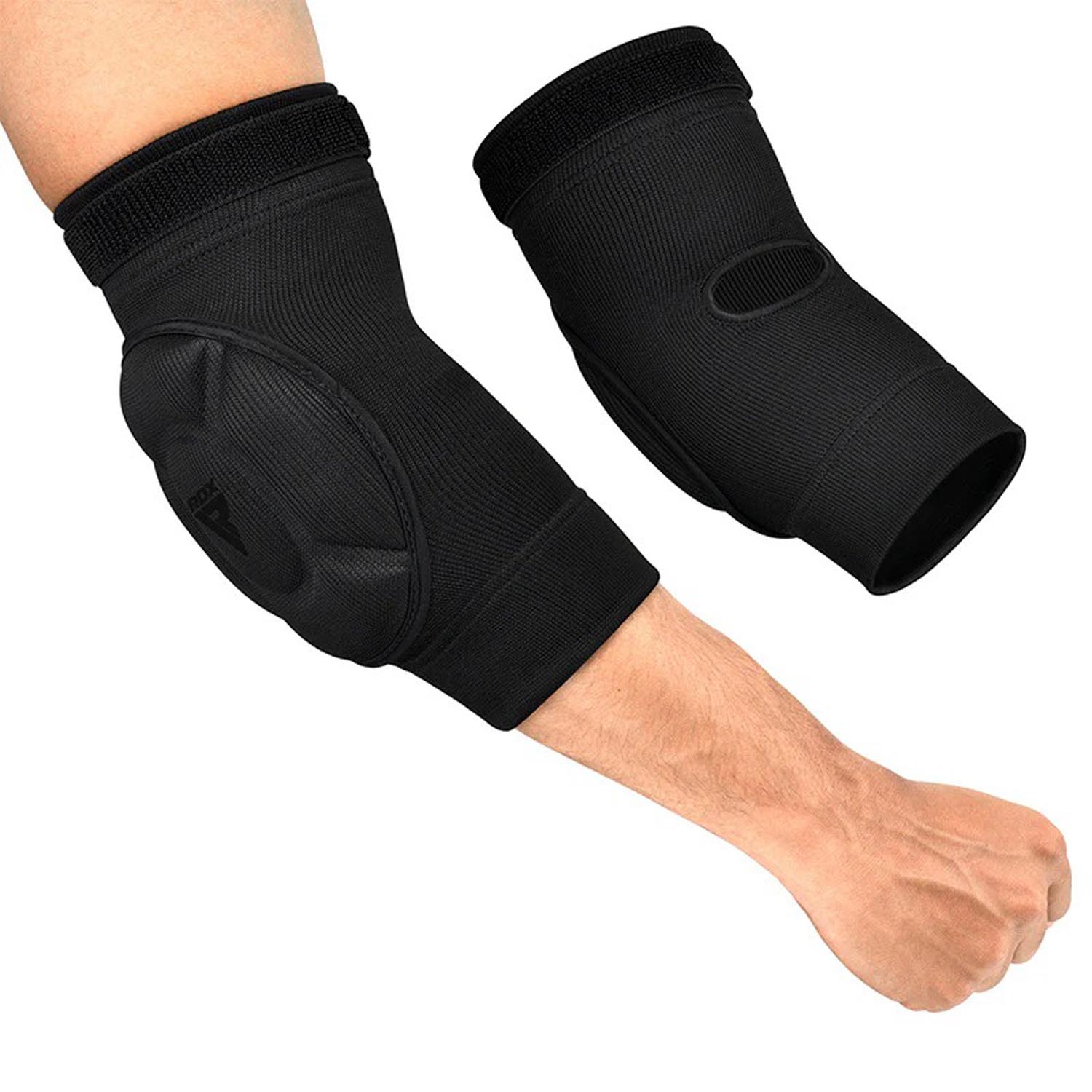 RDX Ellbow Protector, black-black, XL