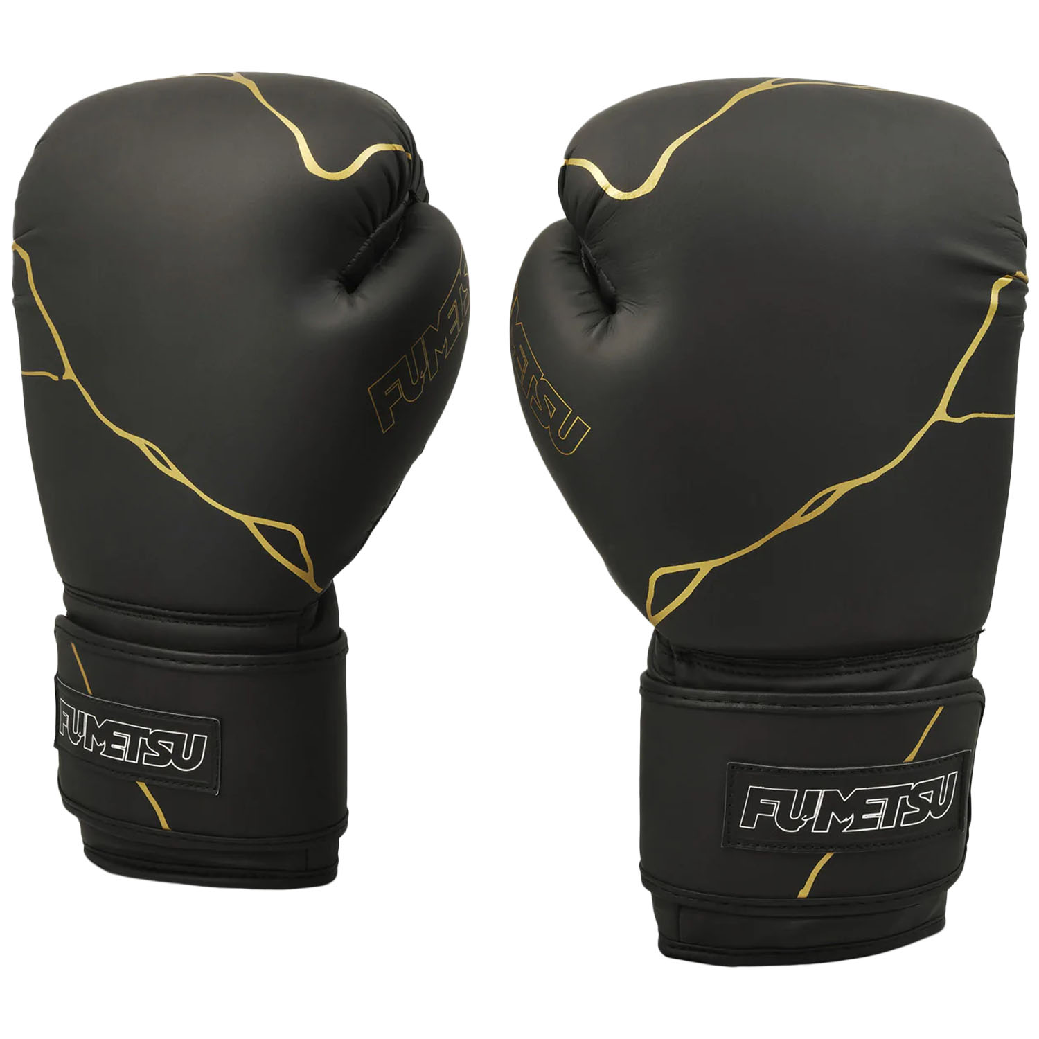 Fumetsu Boxing Gloves, Kintsugi, black-gold, 12 Oz