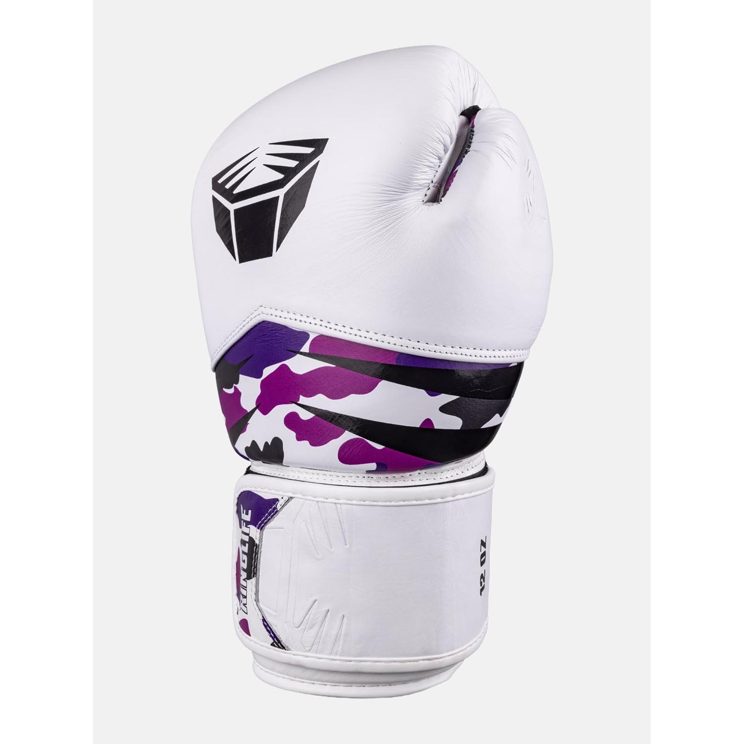 RINGLIFE Boxing Gloves, Unit, white-purple-camo 16 Oz
