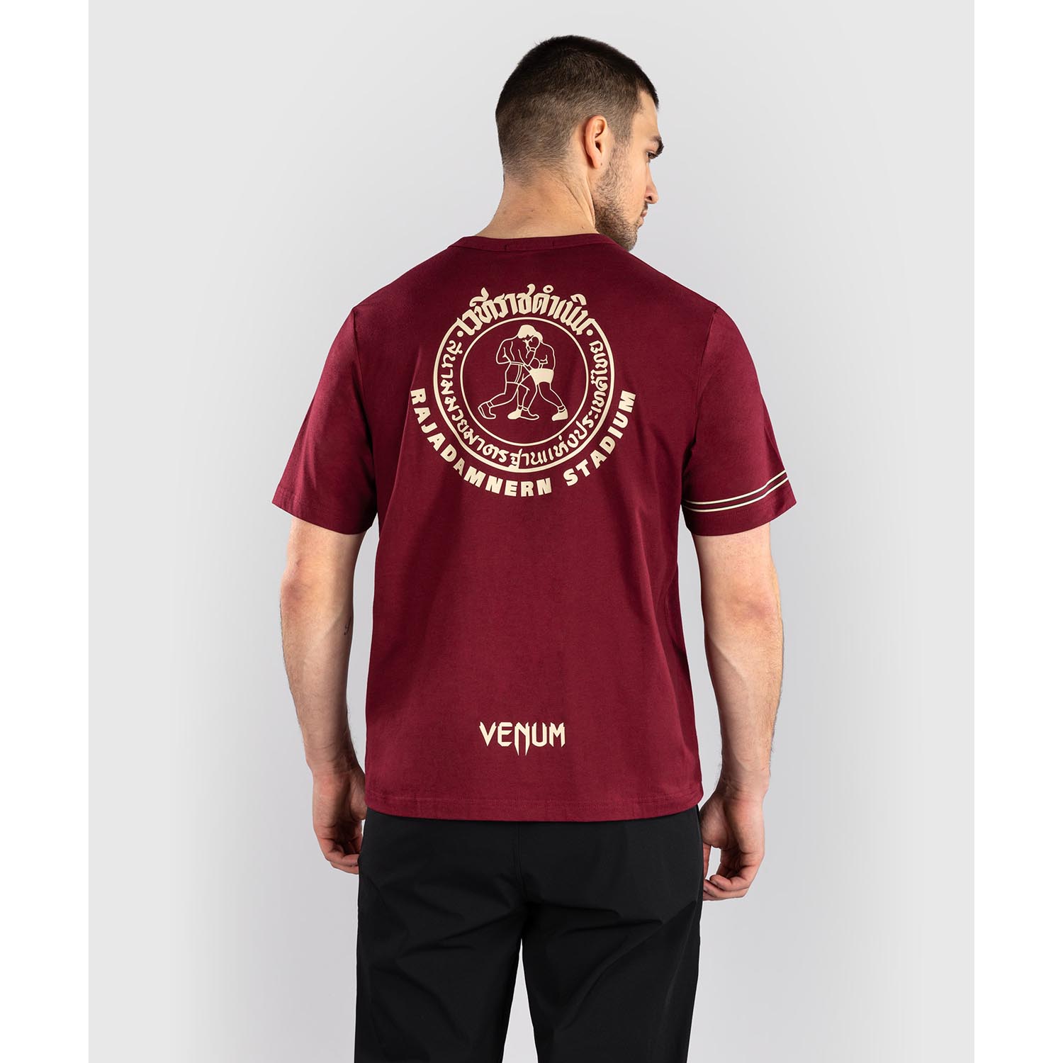 VENUM T-Shirt, Rajadamnern, wine red-gold, L
