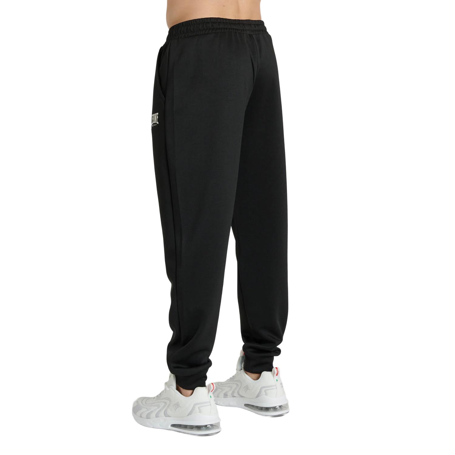 LEONE Jogging Pants, Logo, black-white, XXL