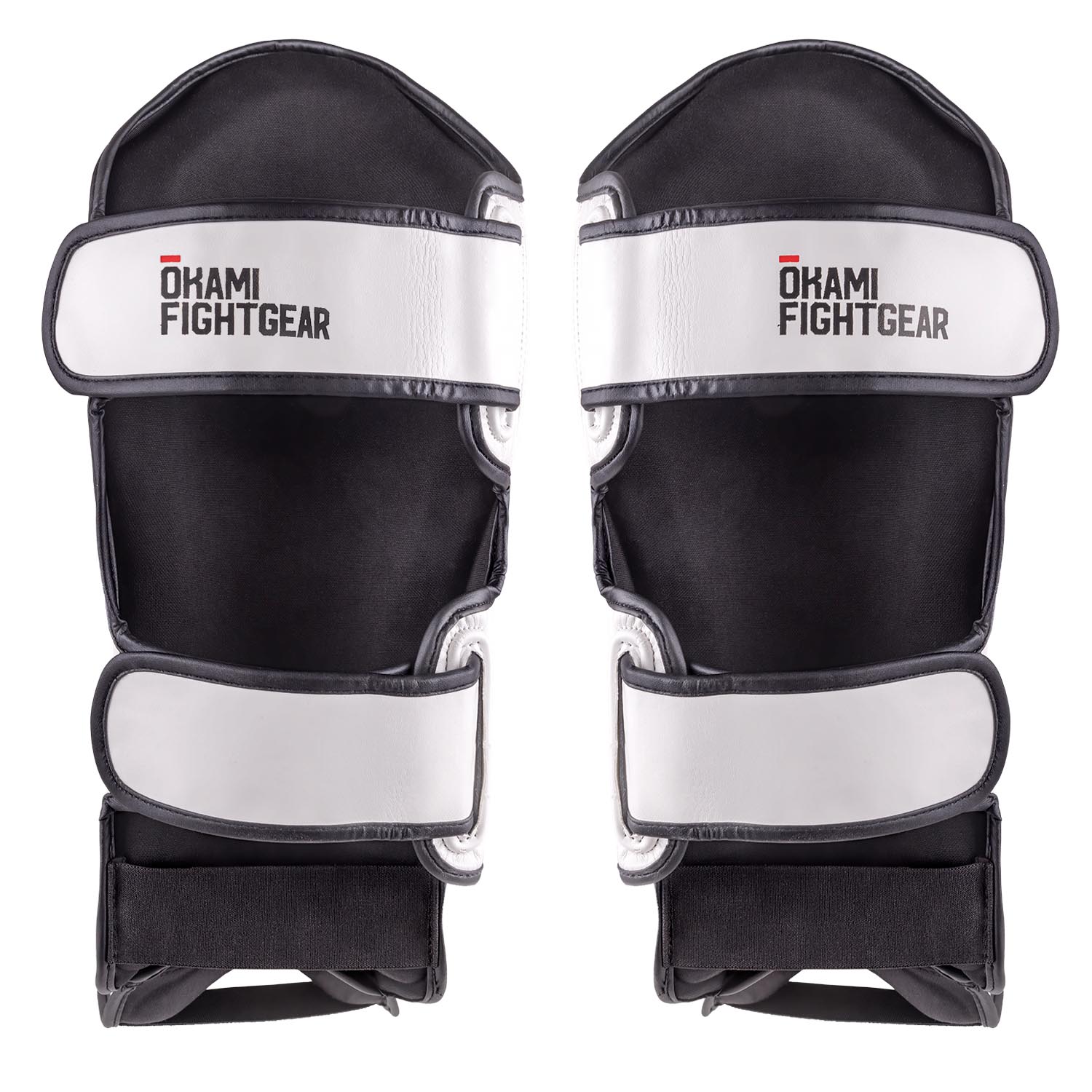 OKAMI Shinguards, Contender V2, white-black, S