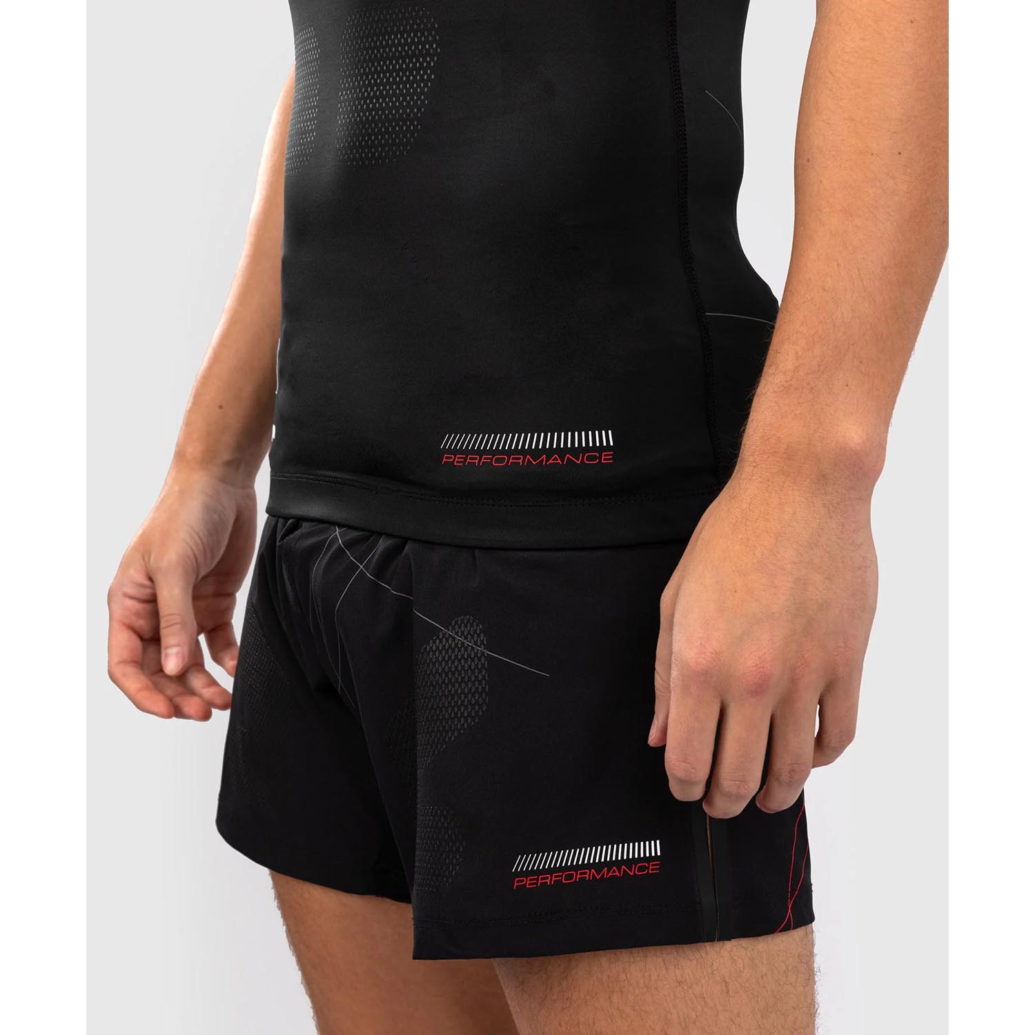 VENUM Rashguard, S/S, Tactical XT, black-red, XXL