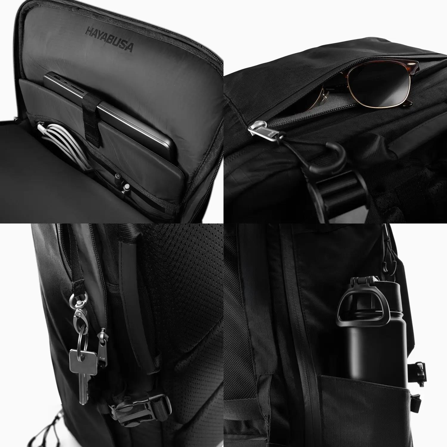 Hayabusa Rucksack, Airstream, black