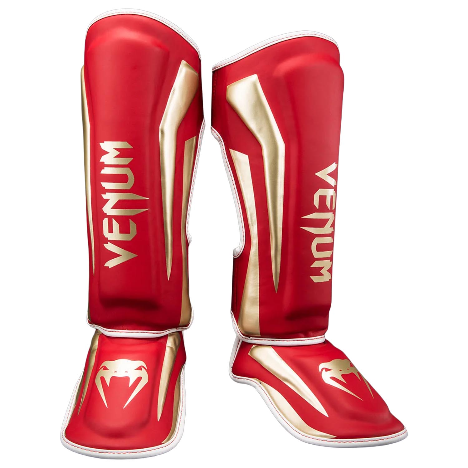 VENUM Shin Guard, Elite, red-gold, M