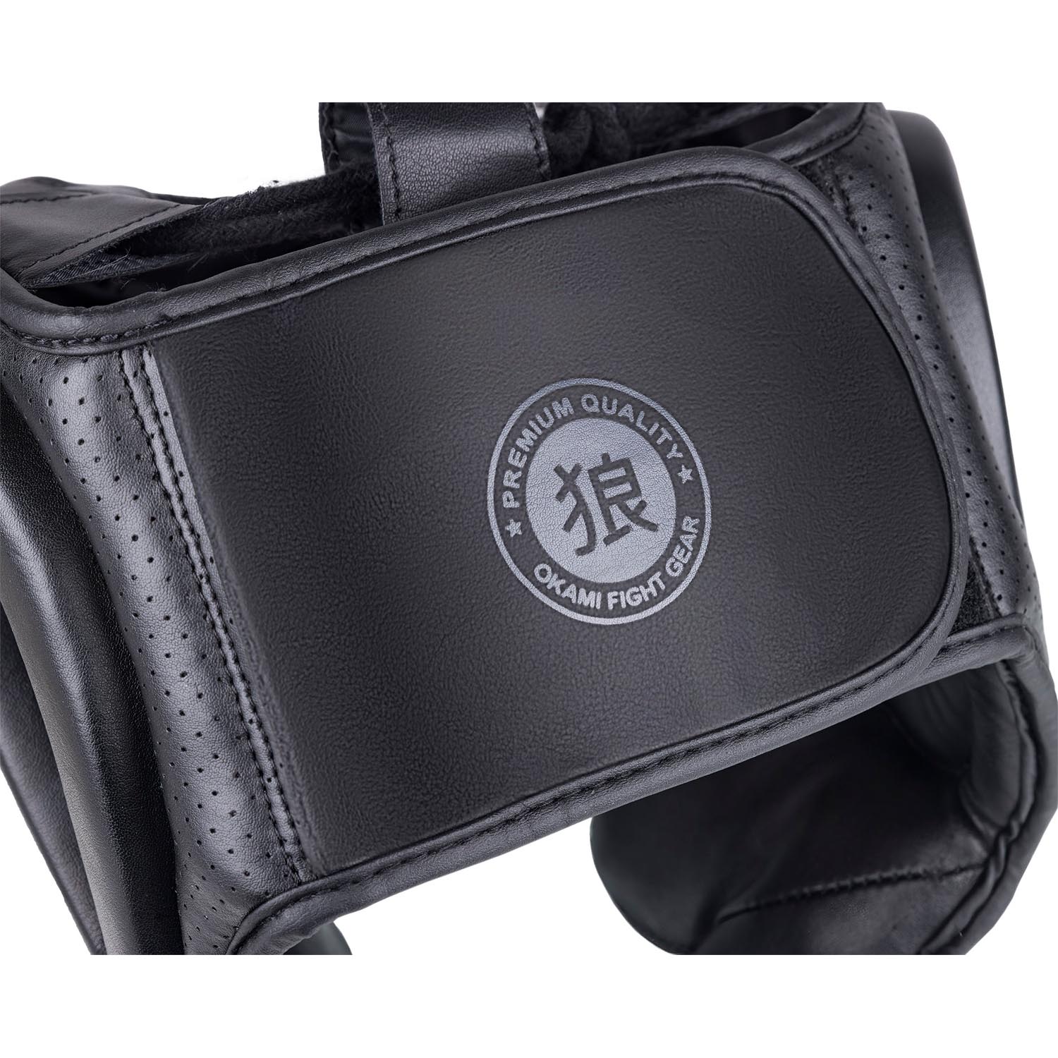 OKAMI Headguard, Kids, Air-Tec, black, XXS