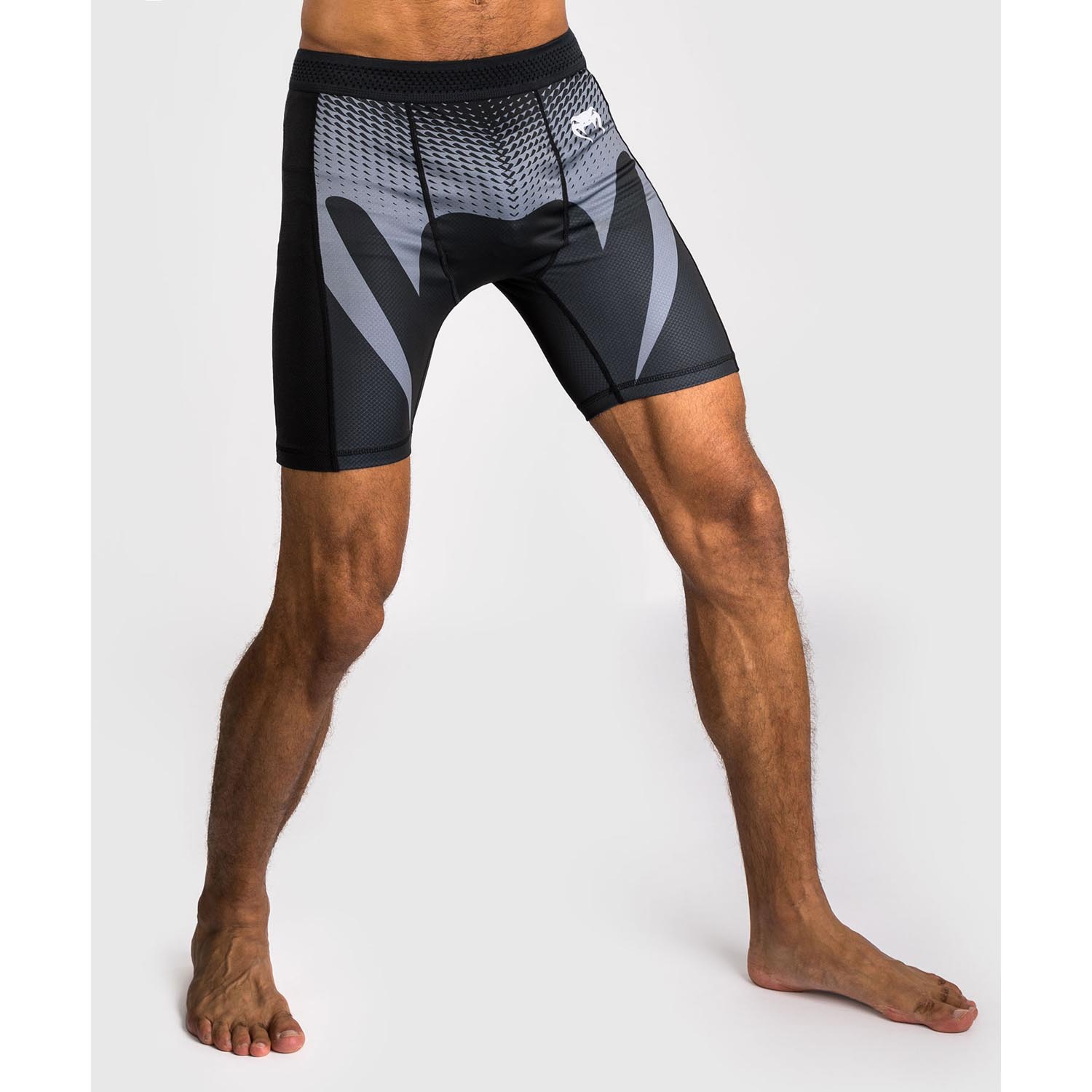 VENUM Compression Shorts, No Gi, black-silver, L