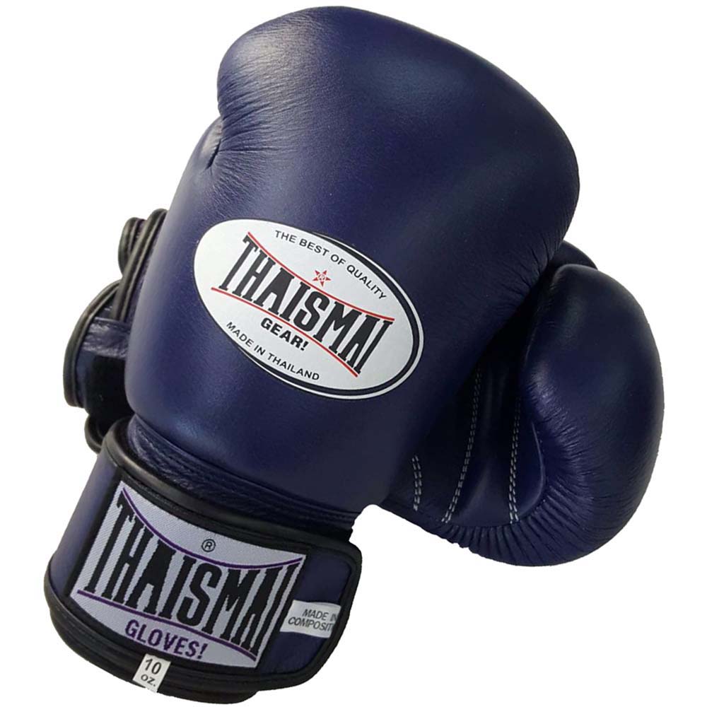 THAISMAI Boxhandschuhe, Leder, blau