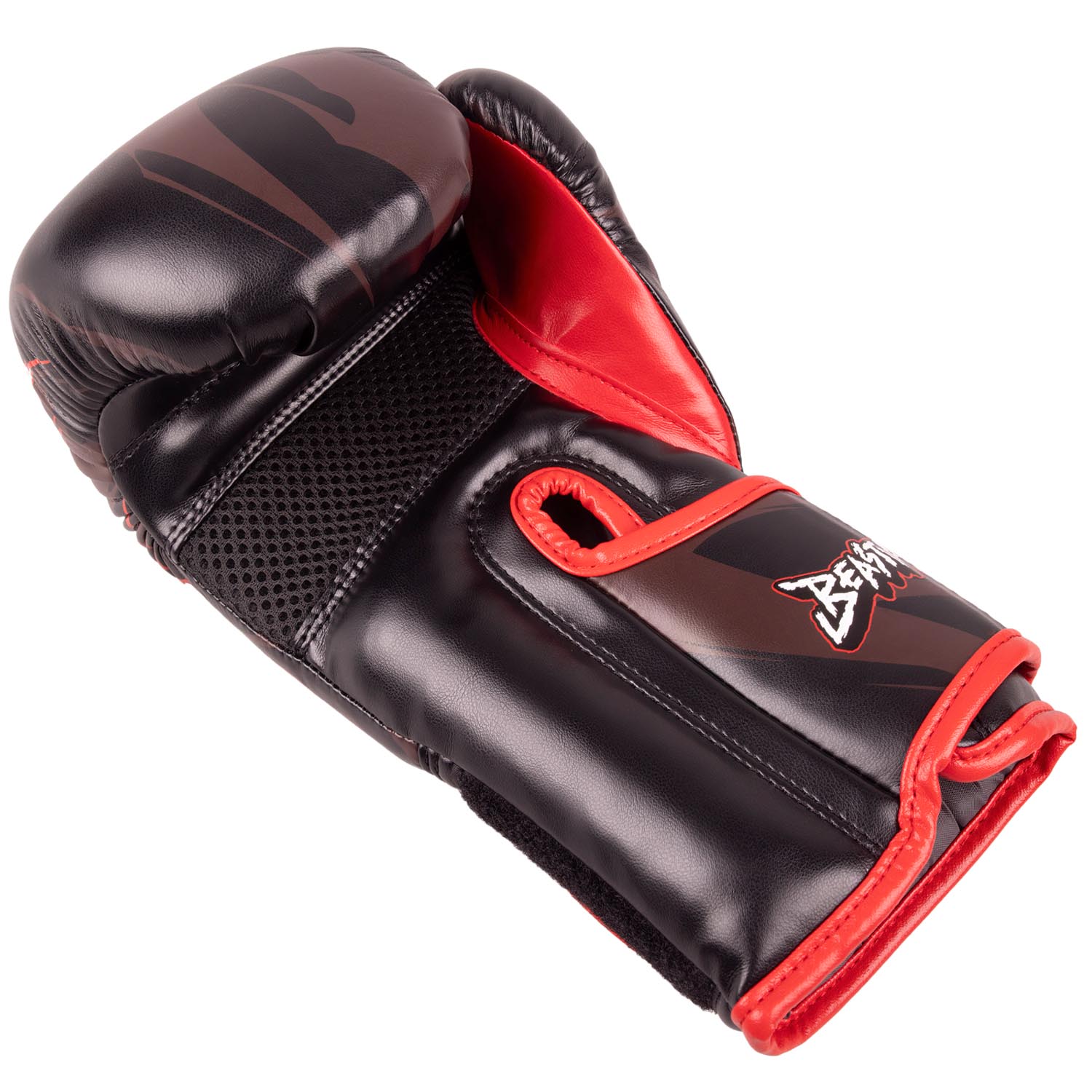 8 WEAPONS Boxing Gloves, Kids, Beastial Wolf, black-red, 4 Oz