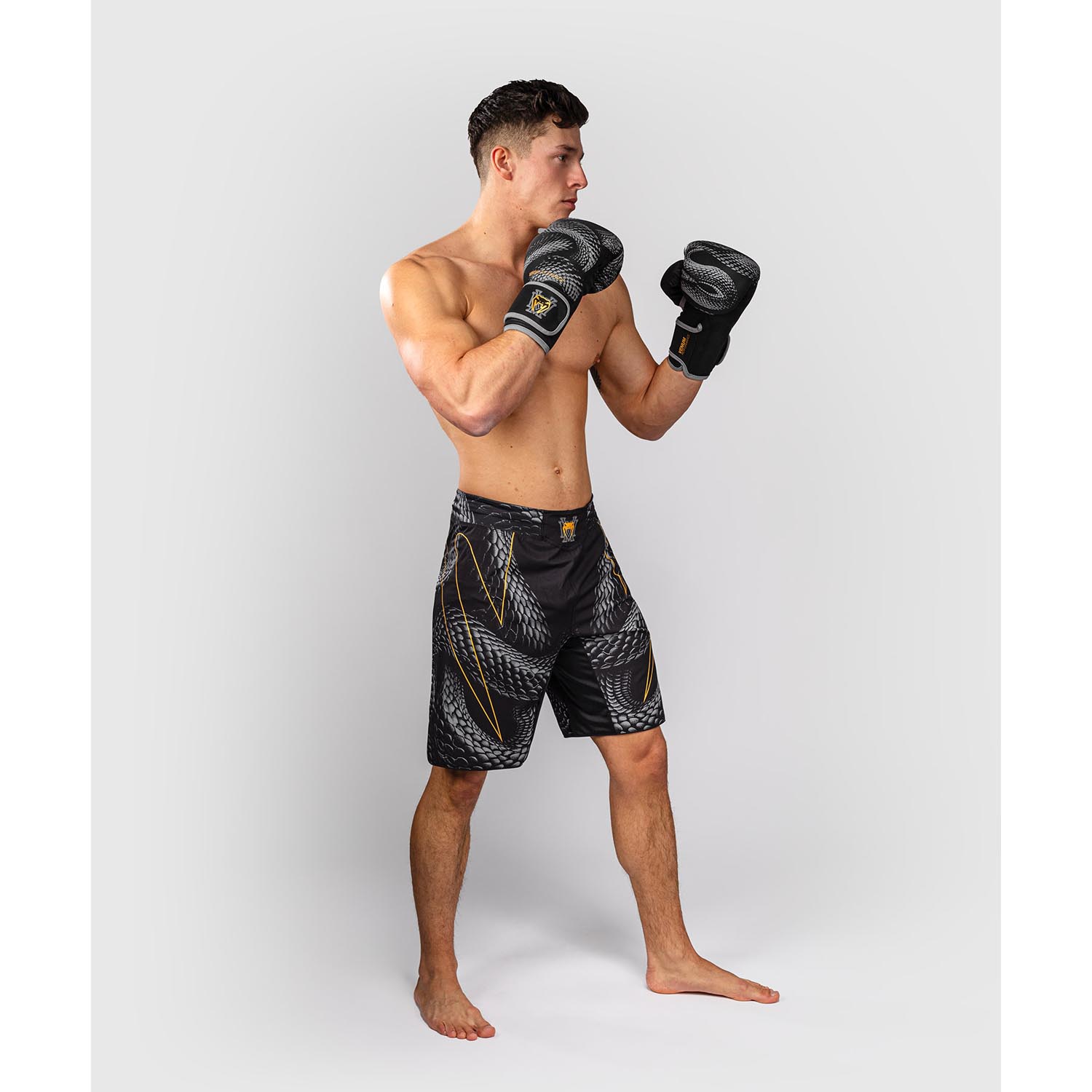 VENUM MMA Fight Shorts, Matupa, black-grey-gold, M