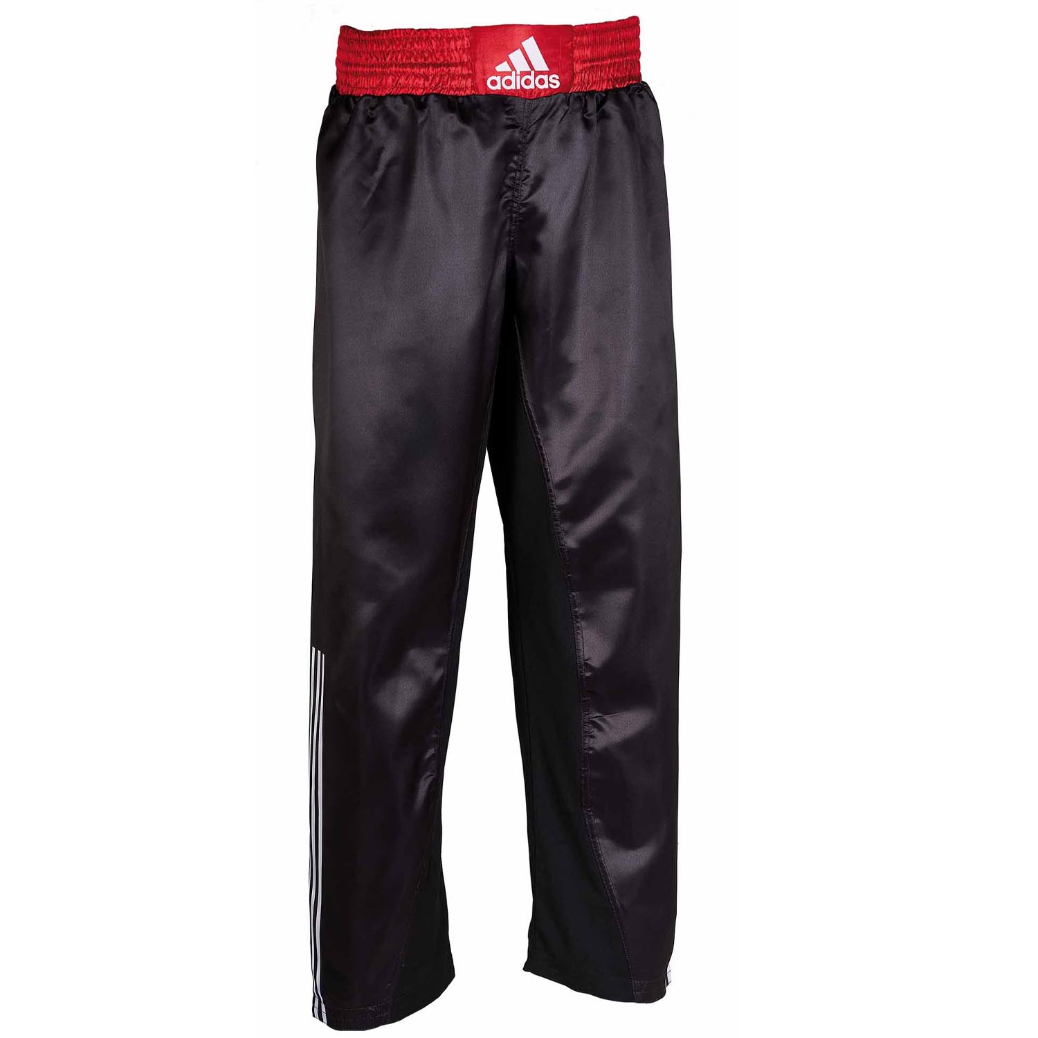adidas Kickboxhosen, schwarz-rot, XL