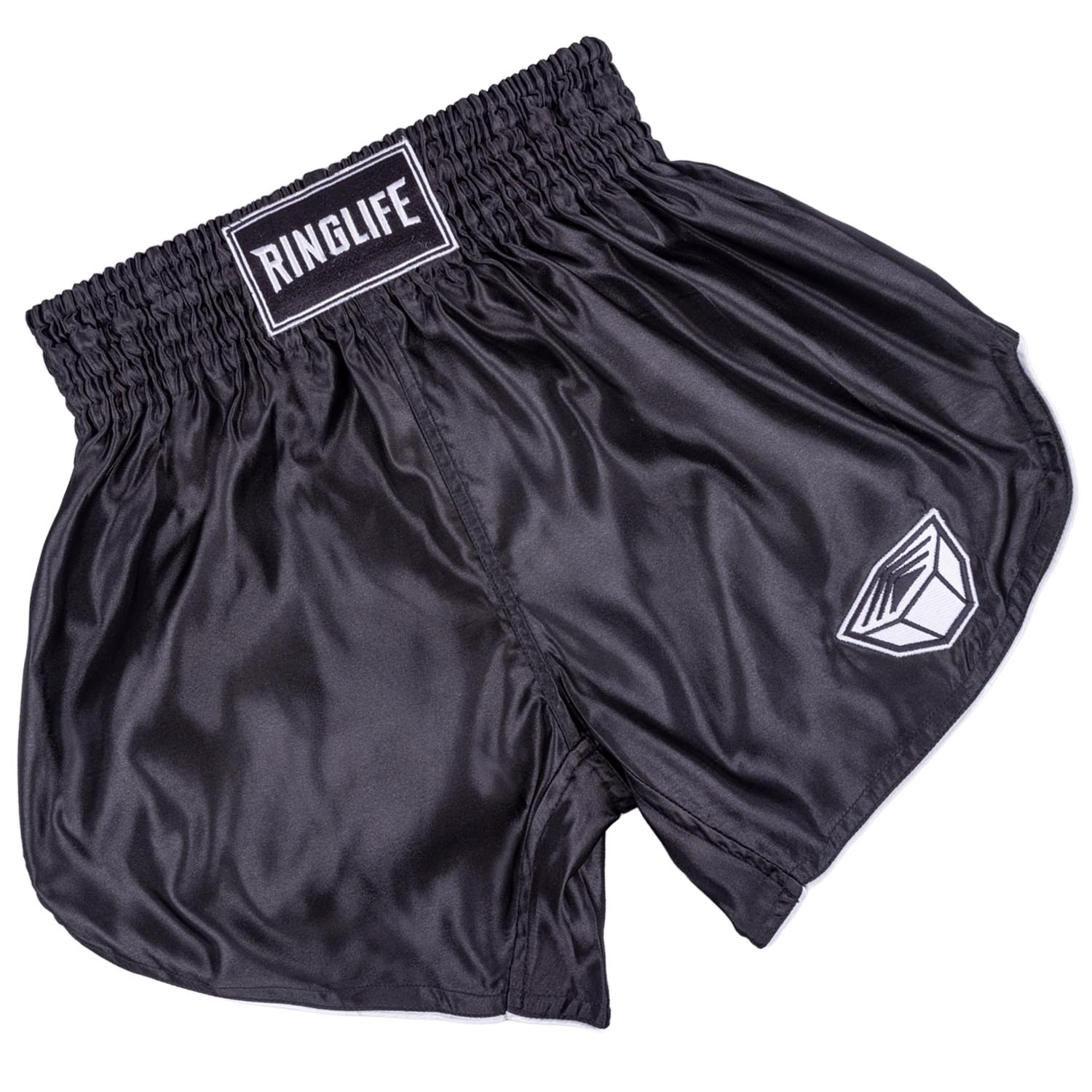 RINGLIFE Muay Thai Shorts, Core, black, M