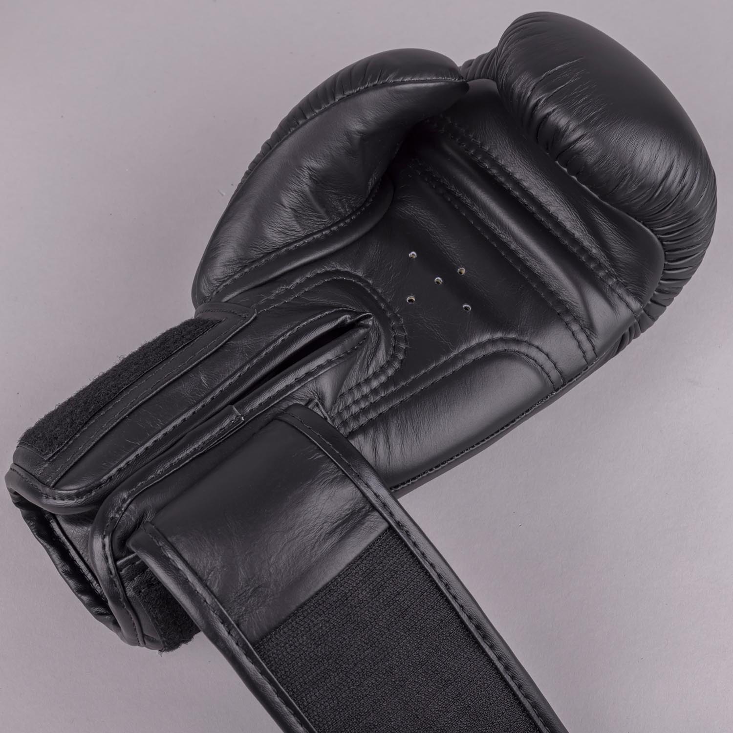 8 WEAPONS Boxing Gloves, Bangkok, black-black, 16 Oz