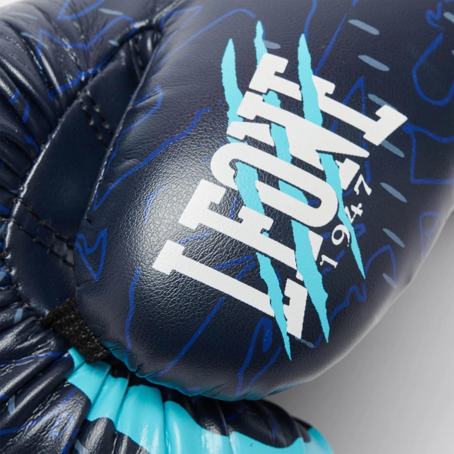 LEONE Boxing Gloves, Primal Instinct, GN004, blue, 16 Oz