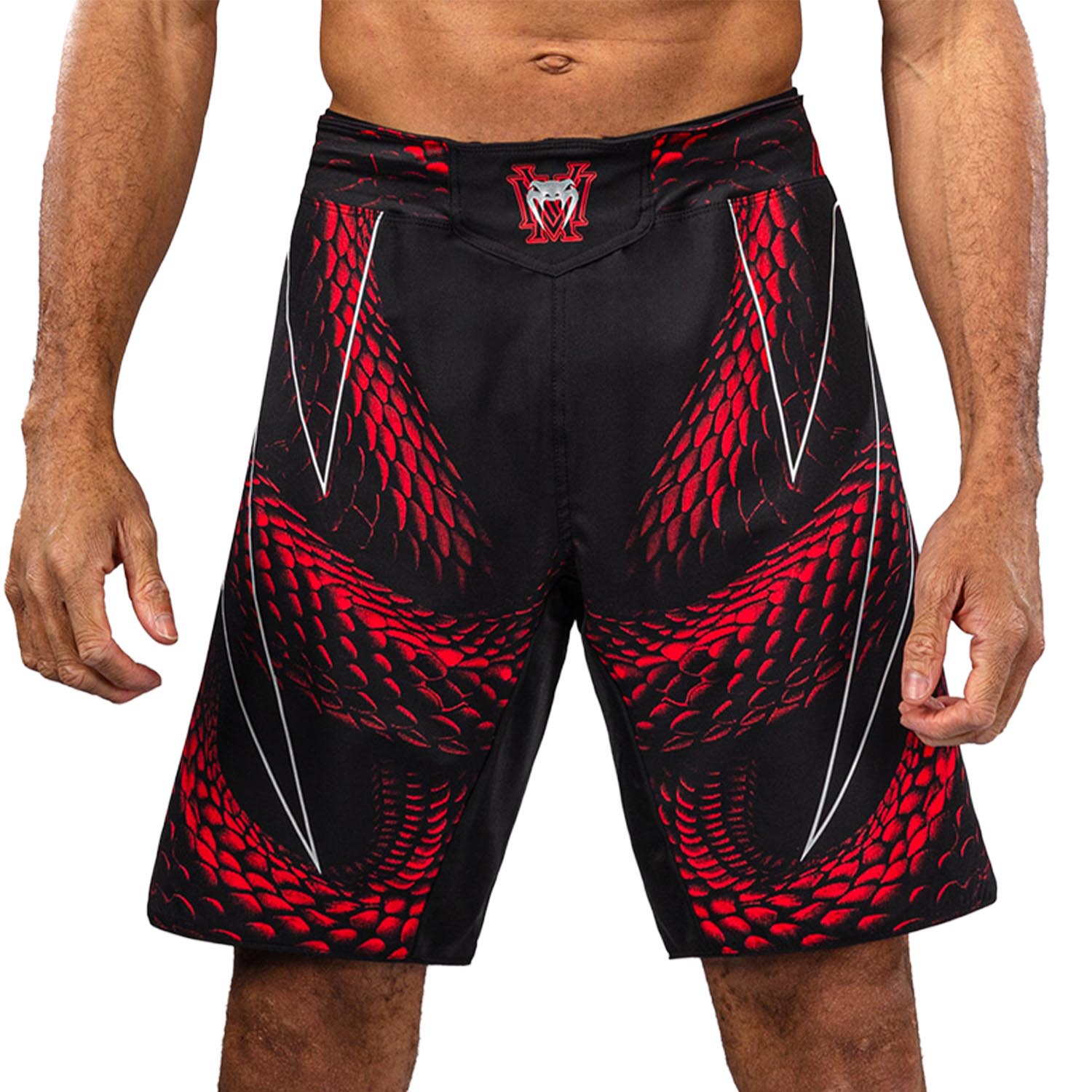 VENUM MMA Fight Shorts, Matupa, black-red-silver, S