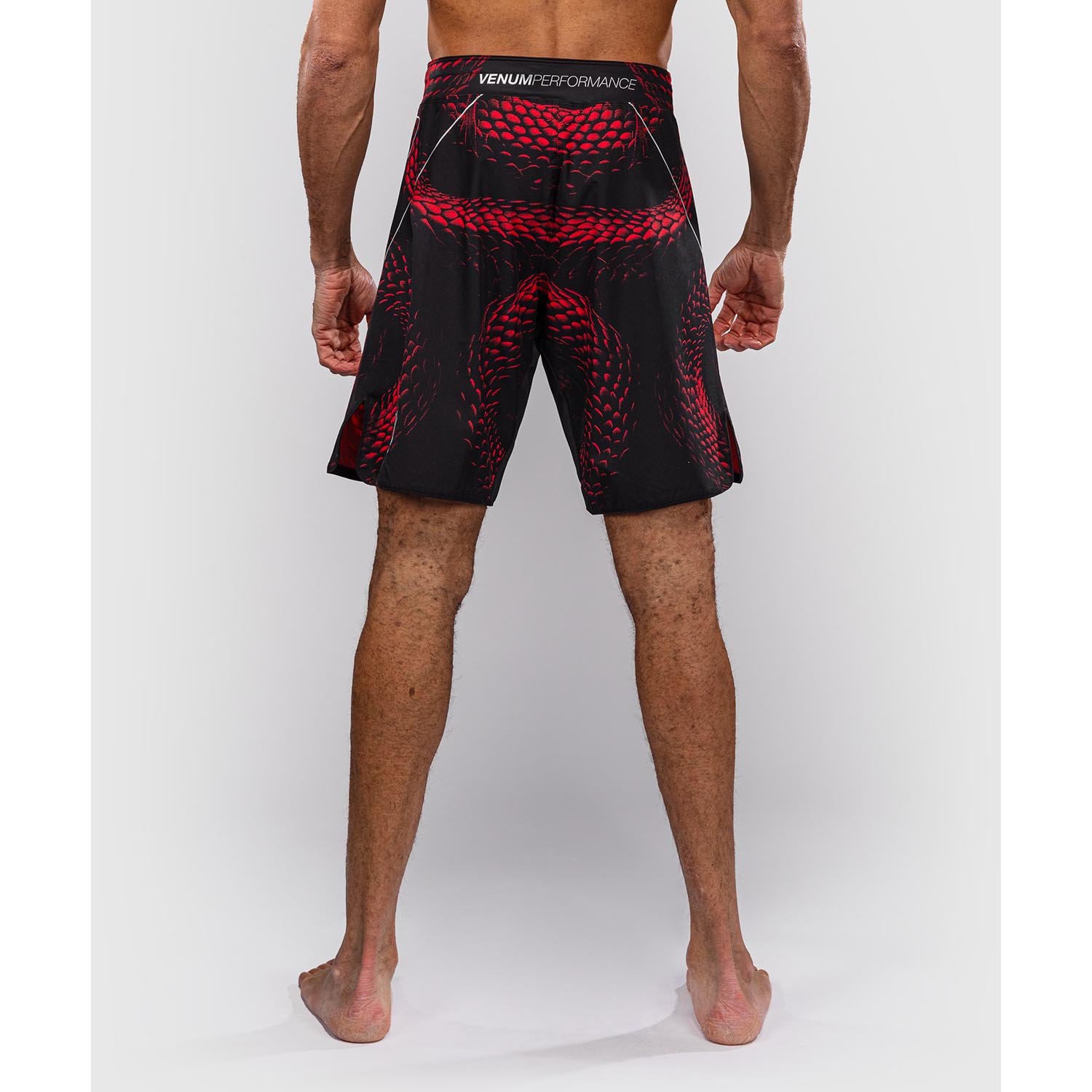 VENUM MMA Fight Shorts, Matupa, black-red-silver, XXL