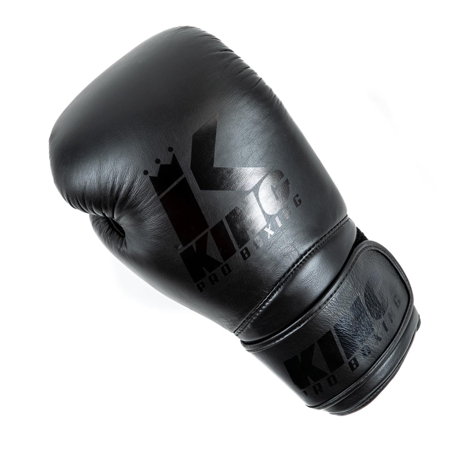 KING PRO BOXING Boxing Gloves, Star 12, black-black, 16 Oz