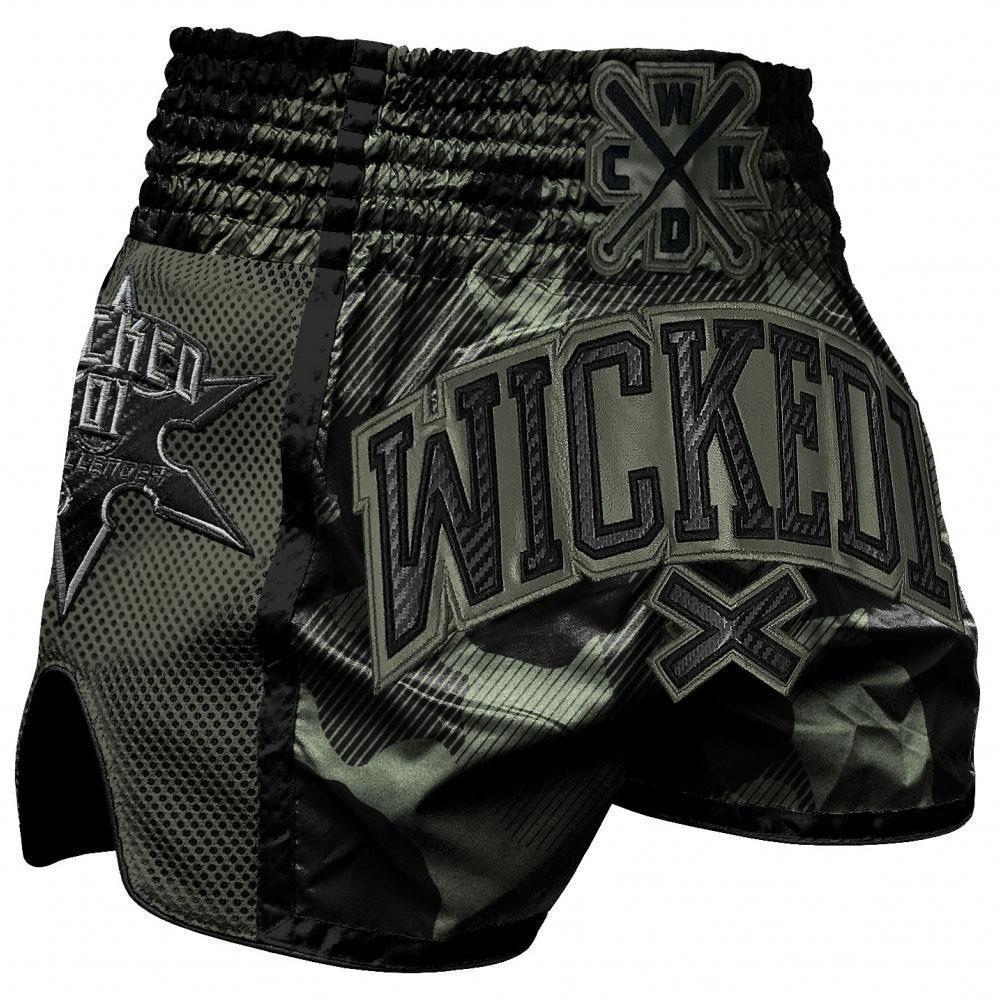 Wicked One Muay Thai Shorts, Onset, Khaki