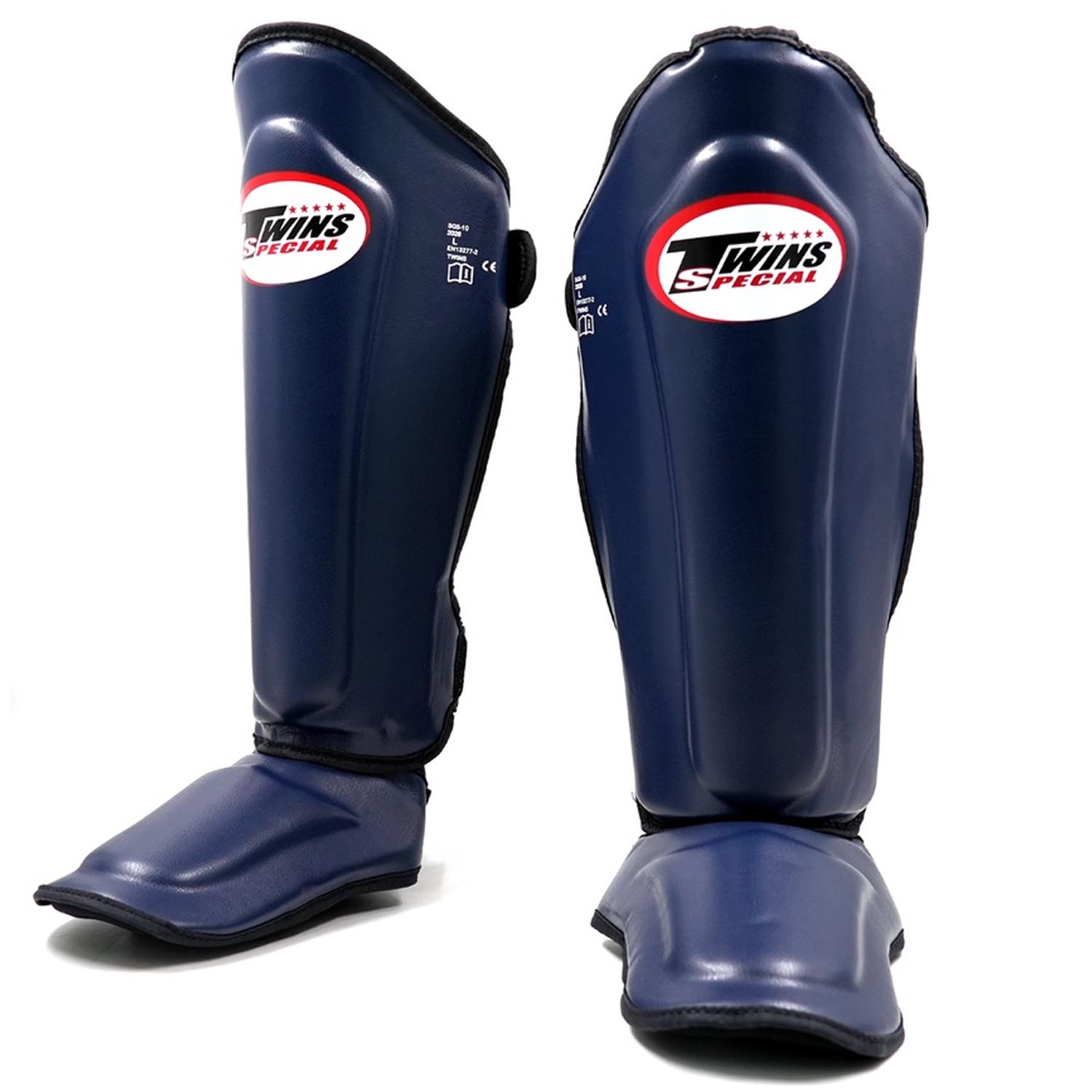 TWINS Special Shin Guards, SGMC-10, Skintex, darkred