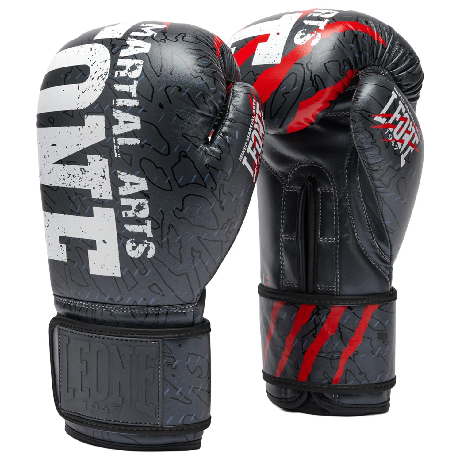 LEONE Boxing Gloves, Primal Instinct, GN004, black, 12 Oz
