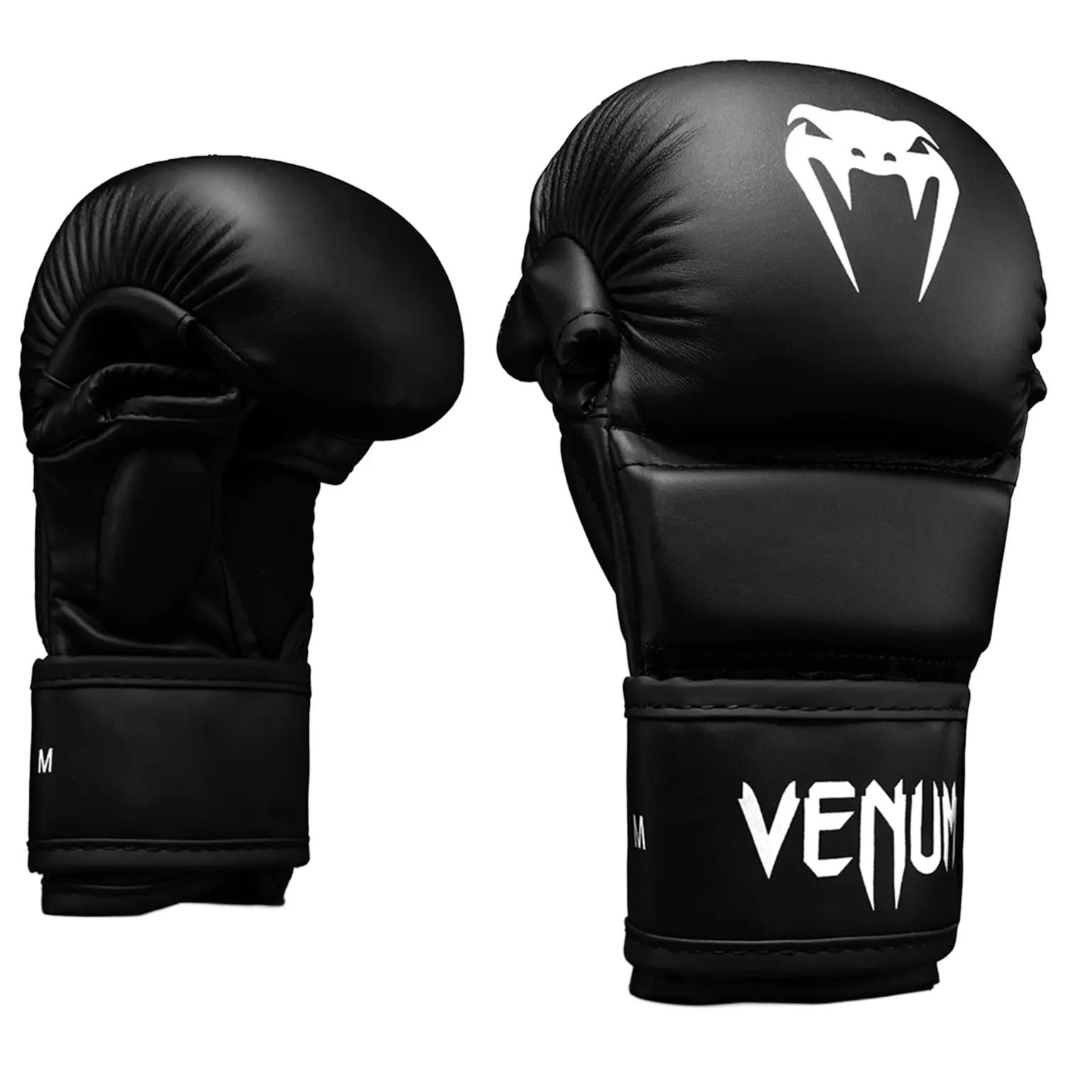 VENUM MMA Sparring Gloves, Contender 1.5, black-white, L/XL