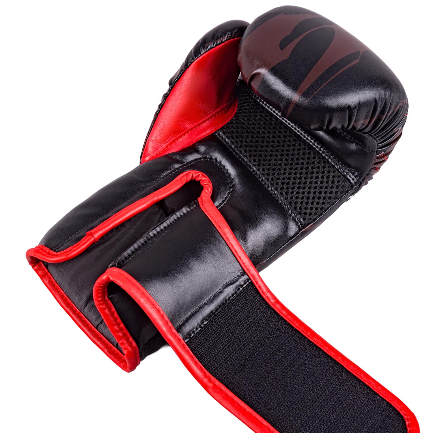 8 WEAPONS Boxing Gloves, Kids, Beastial Wolf, black-red, 4 Oz