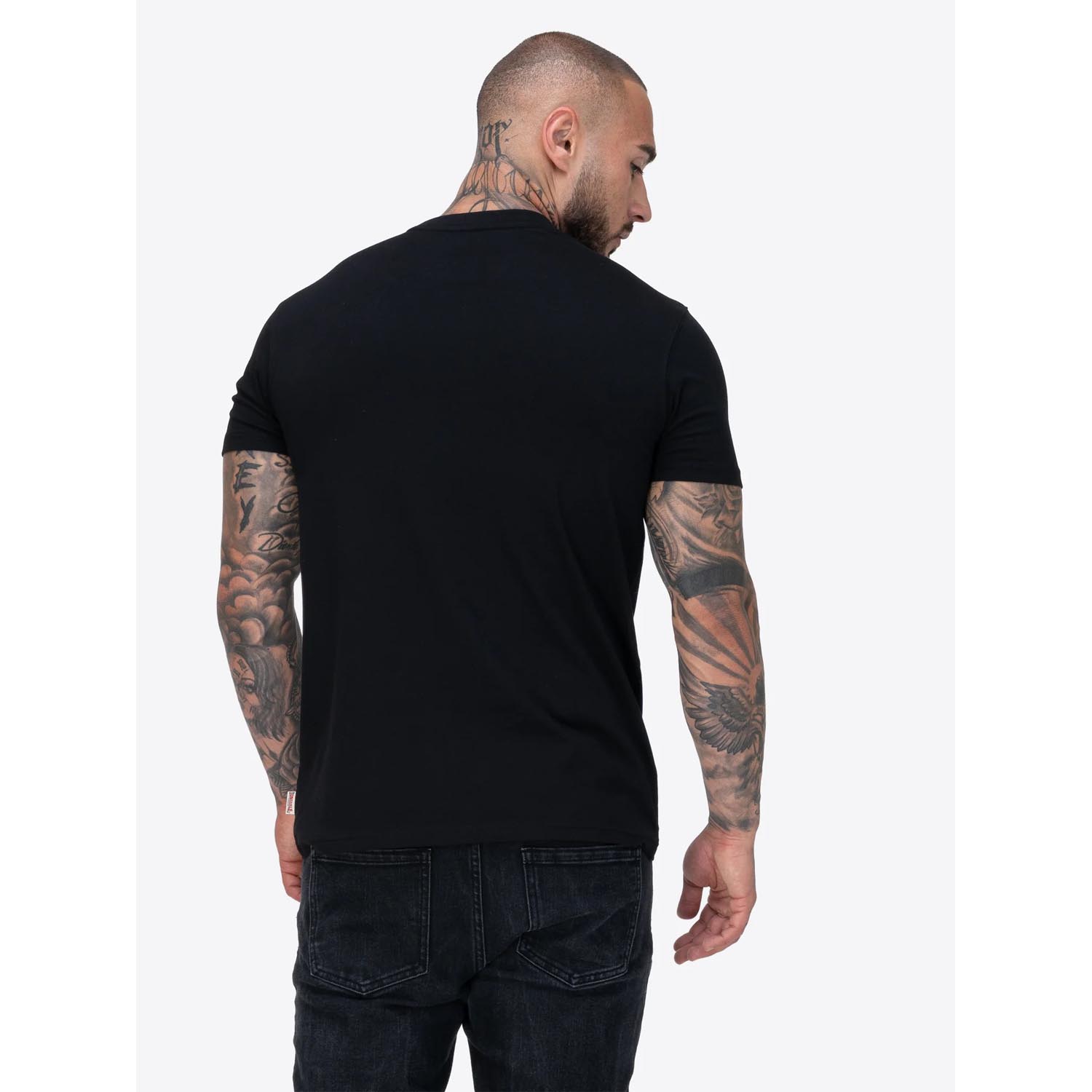 Lonsdale T-Shirt, Huyton, black, M